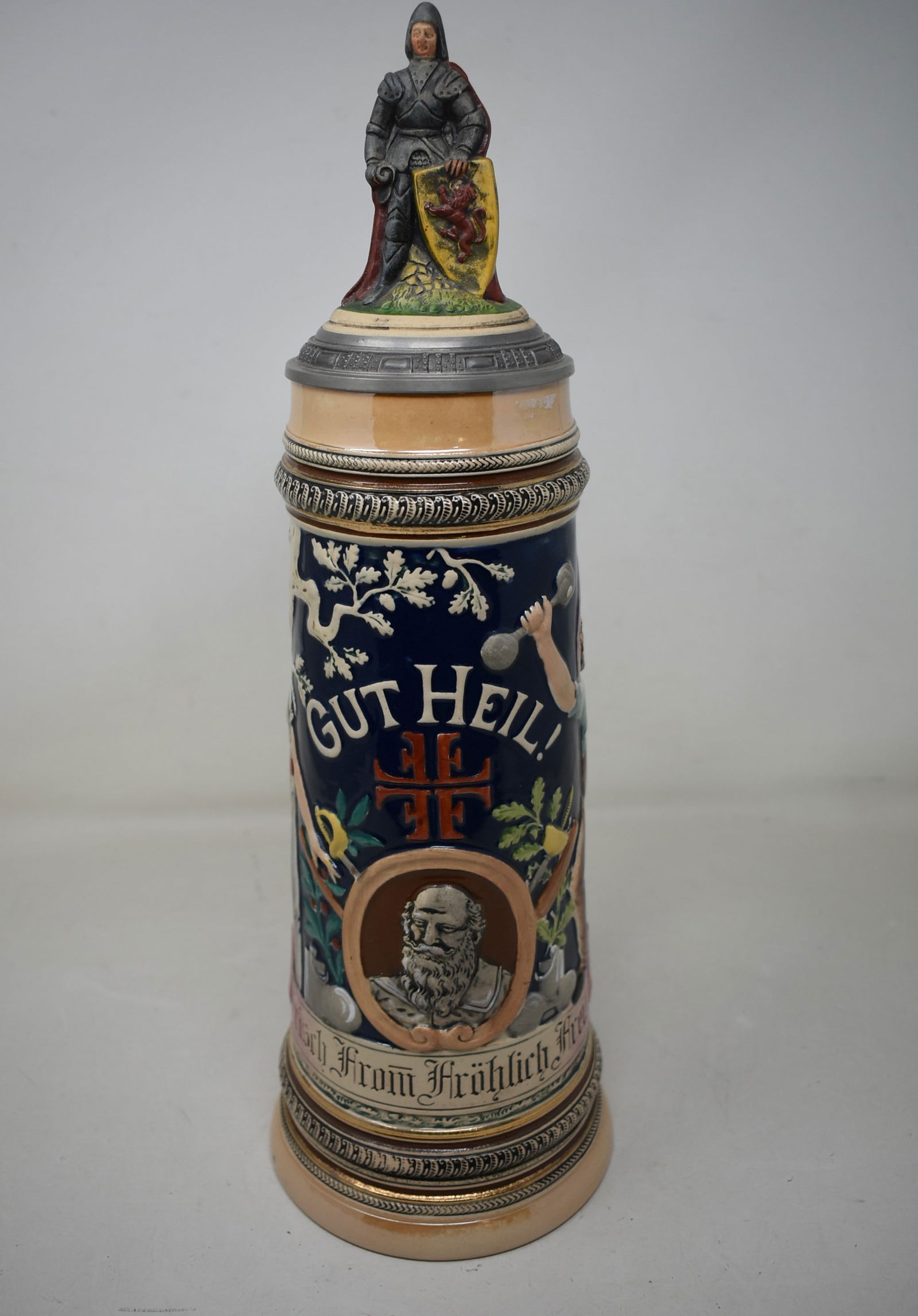 2L Father Jahn 4F Pottery Beer Stein (1 of 7)