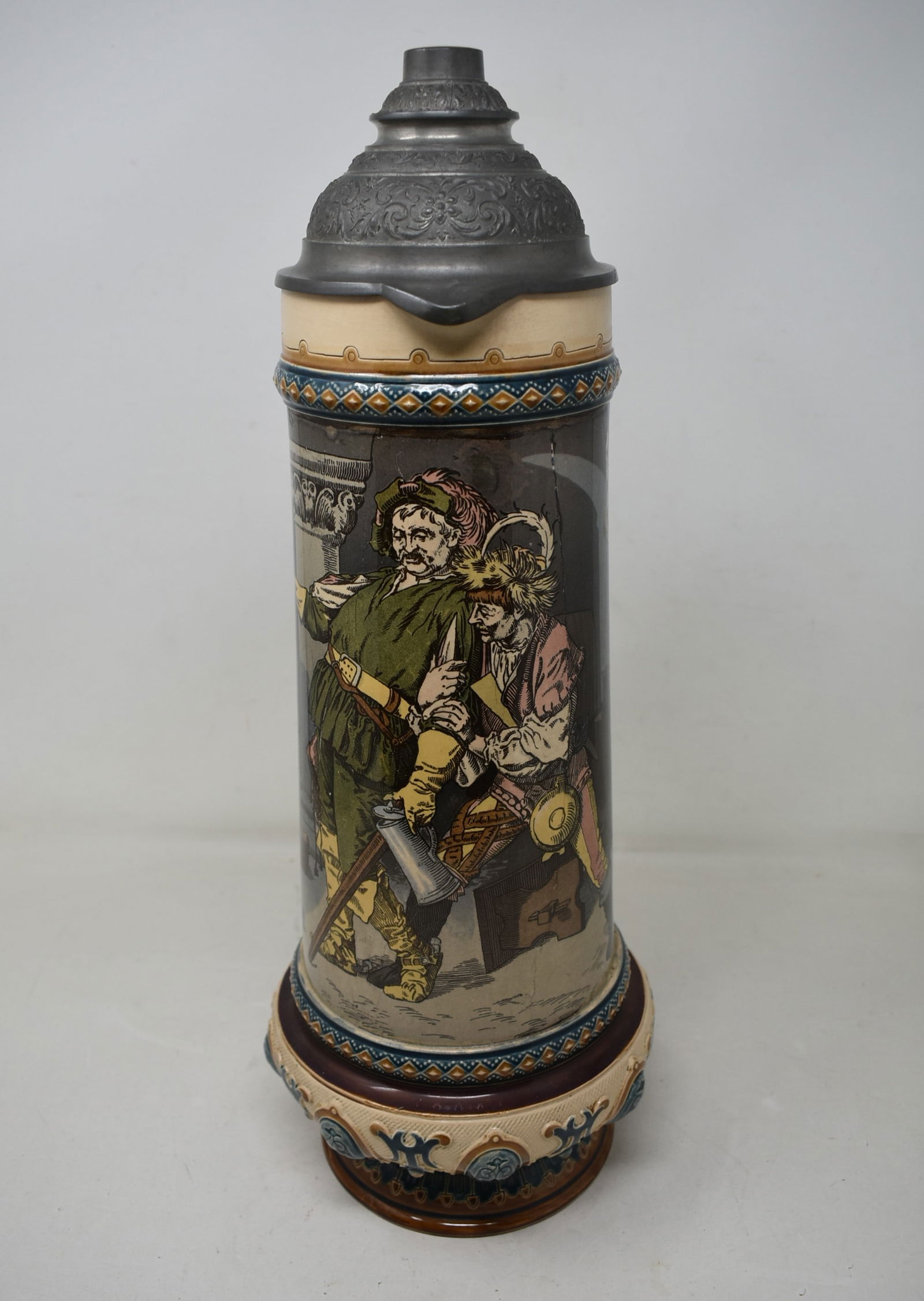 Mettlach 2176 Drunken Cavaliers Beer Stein (1 of 8)