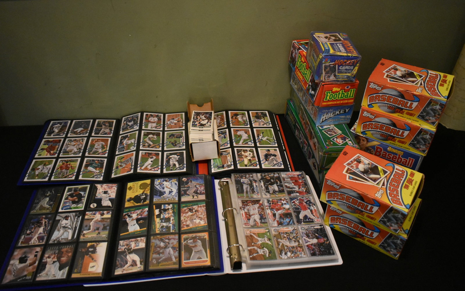 Lot of Sports Cards: A Large Lot of Sports Cards, as shown and in very good condition.