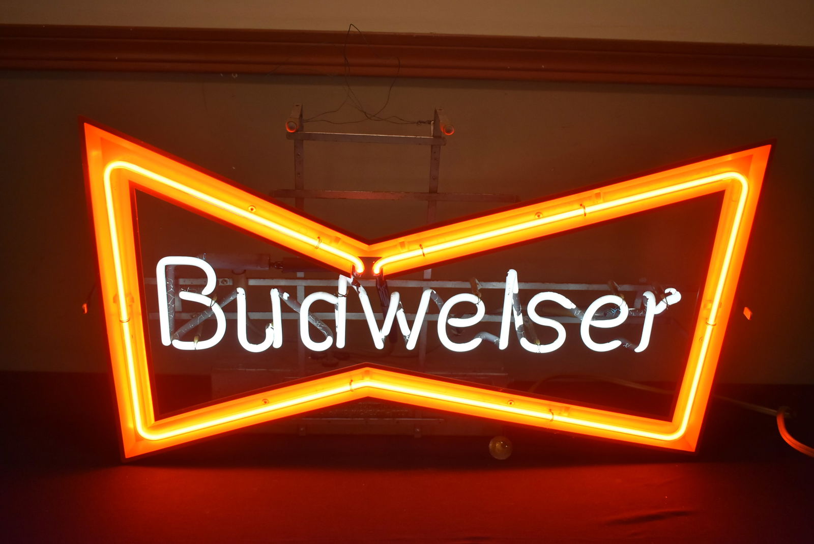 Vintage Budweiser Bow Tie Neon Sign (1 of 6)