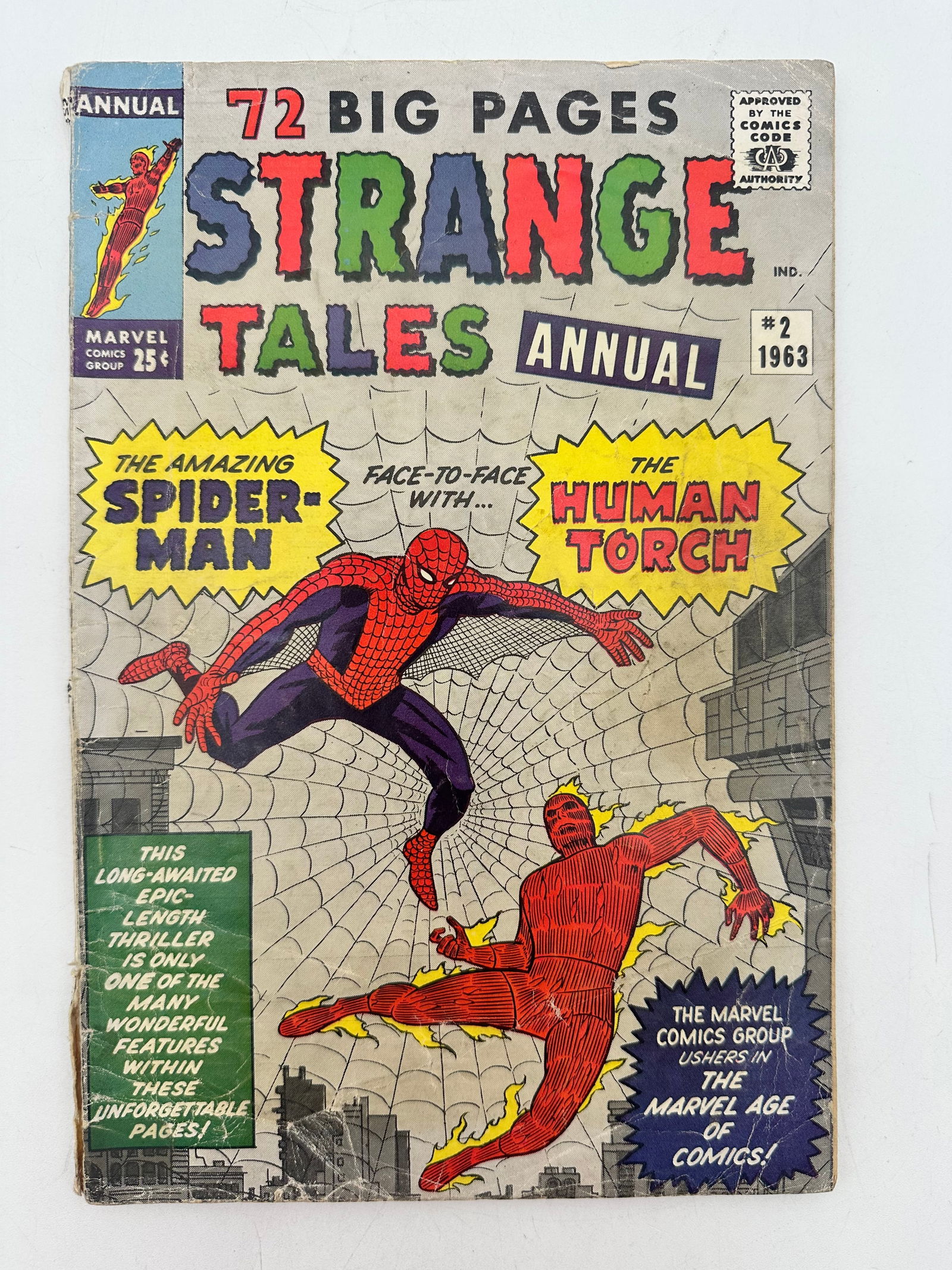 Strange Tales Annual #2 - 1st team up Spider-man and Human Torch (1 of 4)