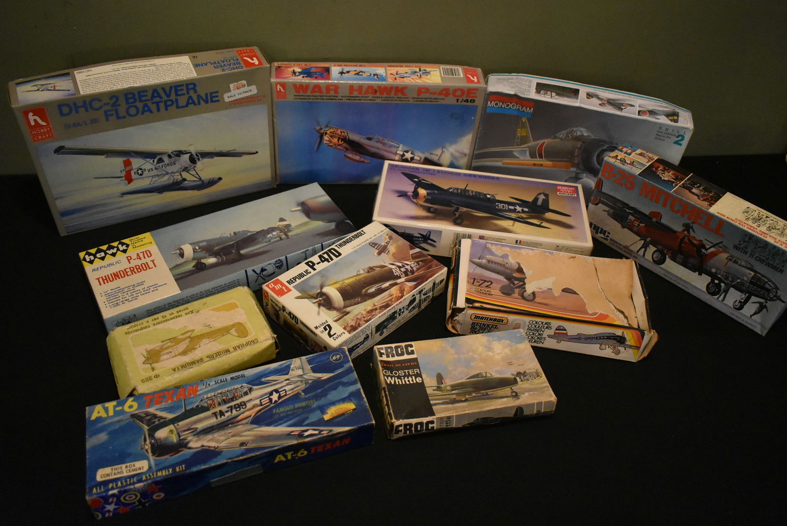Lot of 11 Airplane Model Kits (1 of 4)