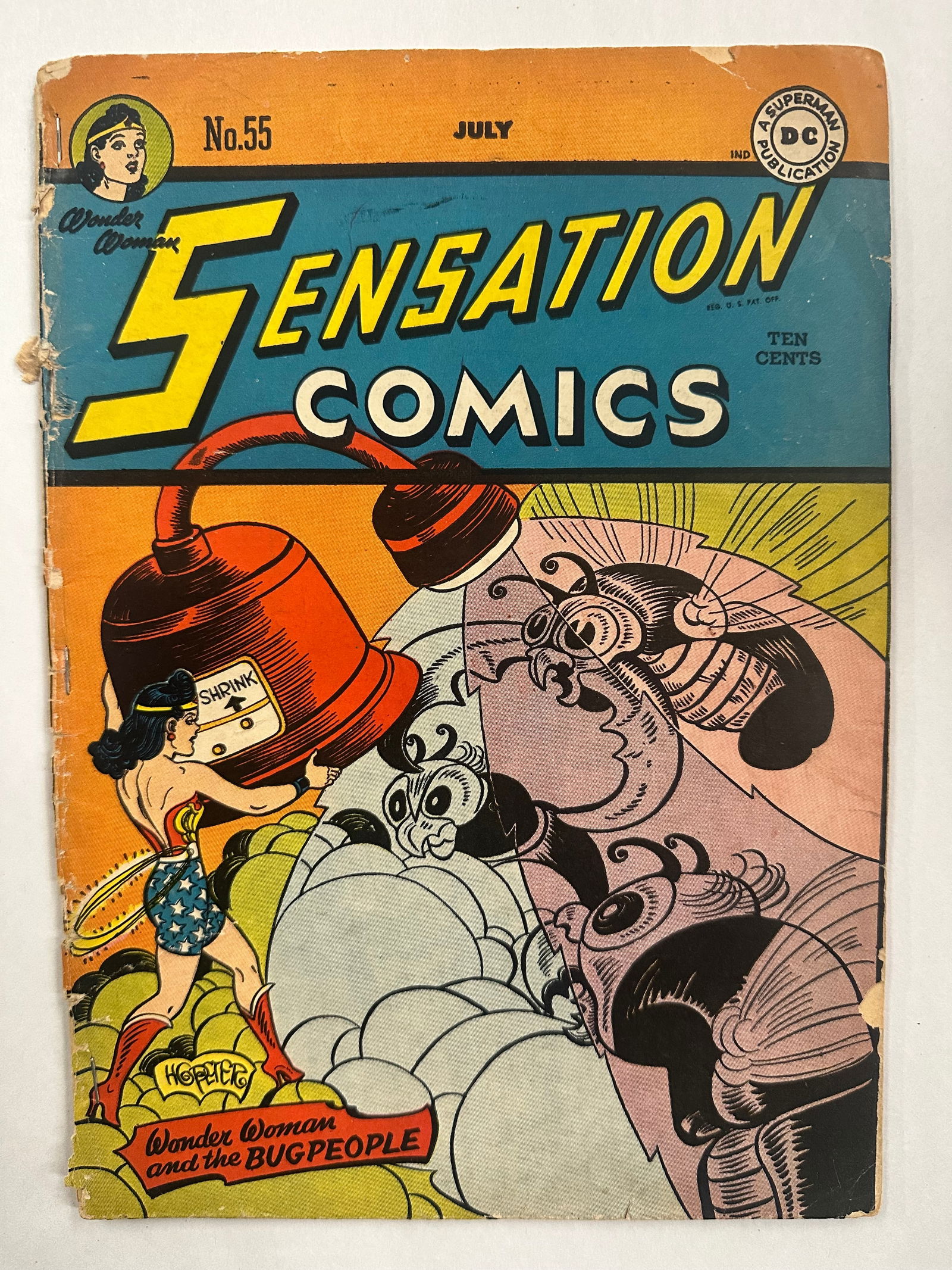 Sensation Comics #55 (1946) Wonder Woman vs. Bugpeople (1 of 10)