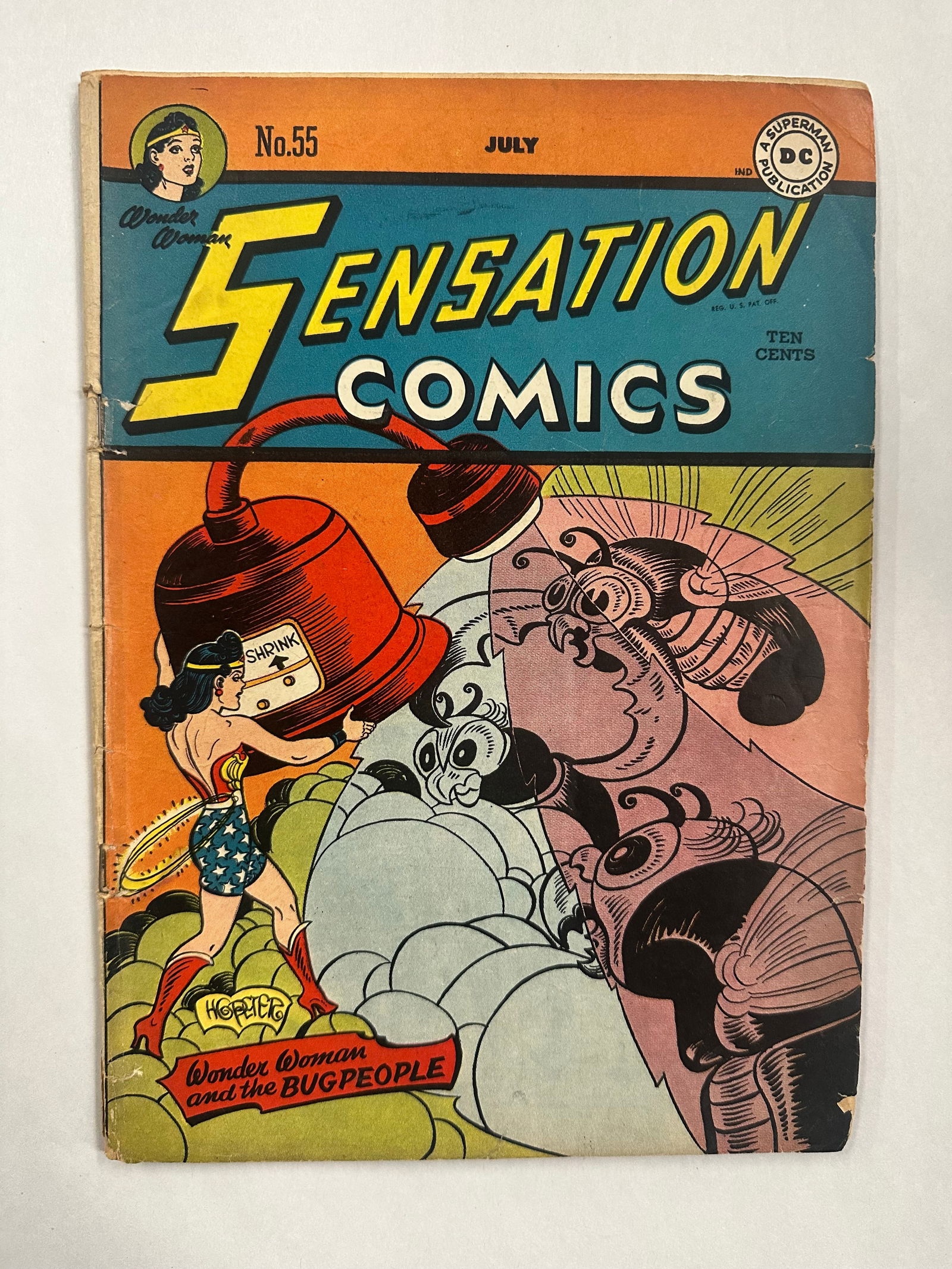 Sensation Comics #55 (1946) Wonder Woman vs. Bugpeople (1 of 7)