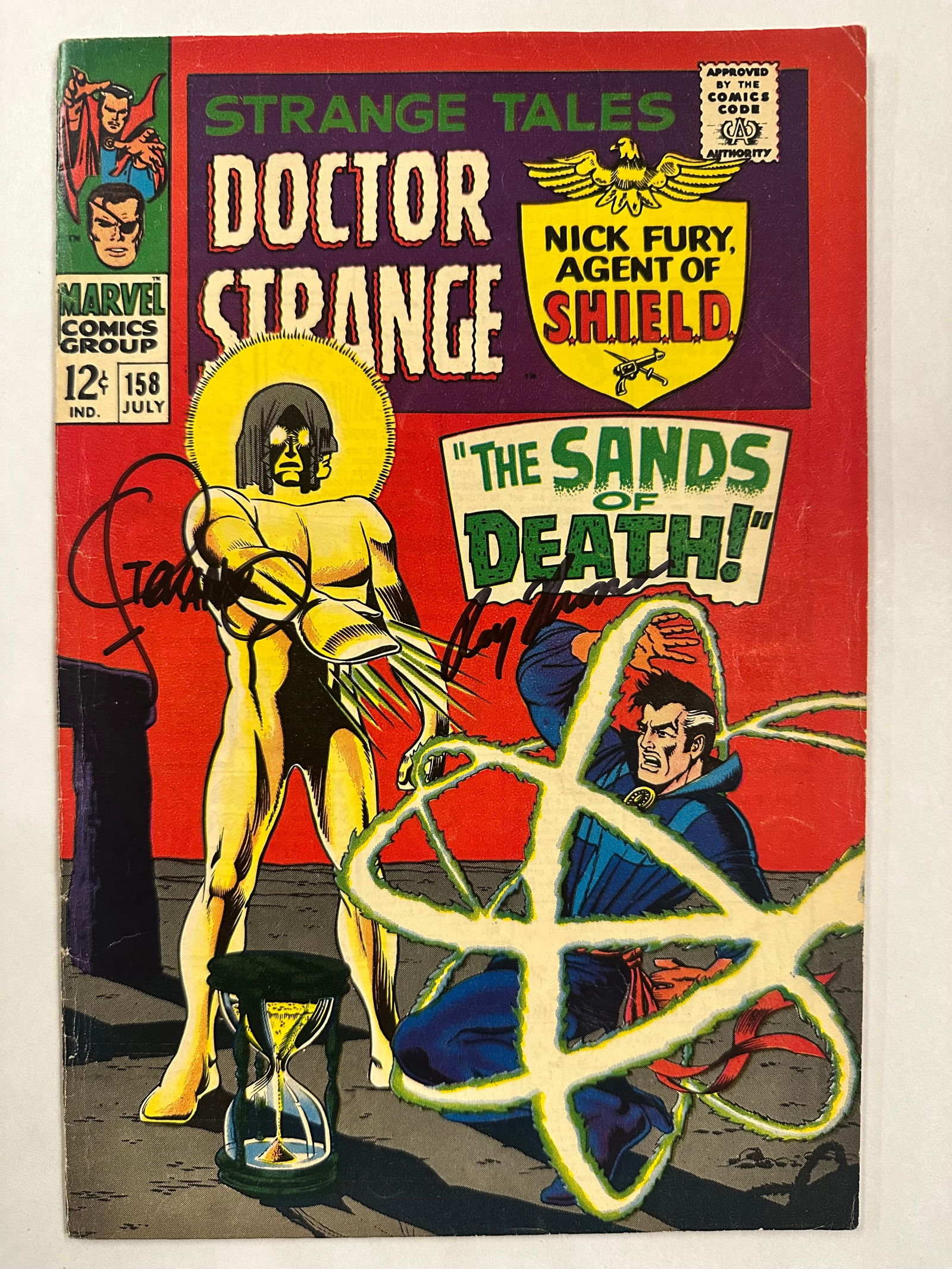 Strange Tales #158 (1967) Signed Roy Thomas & Jim Steranko - 1st Living Tribunal (1 of 5)