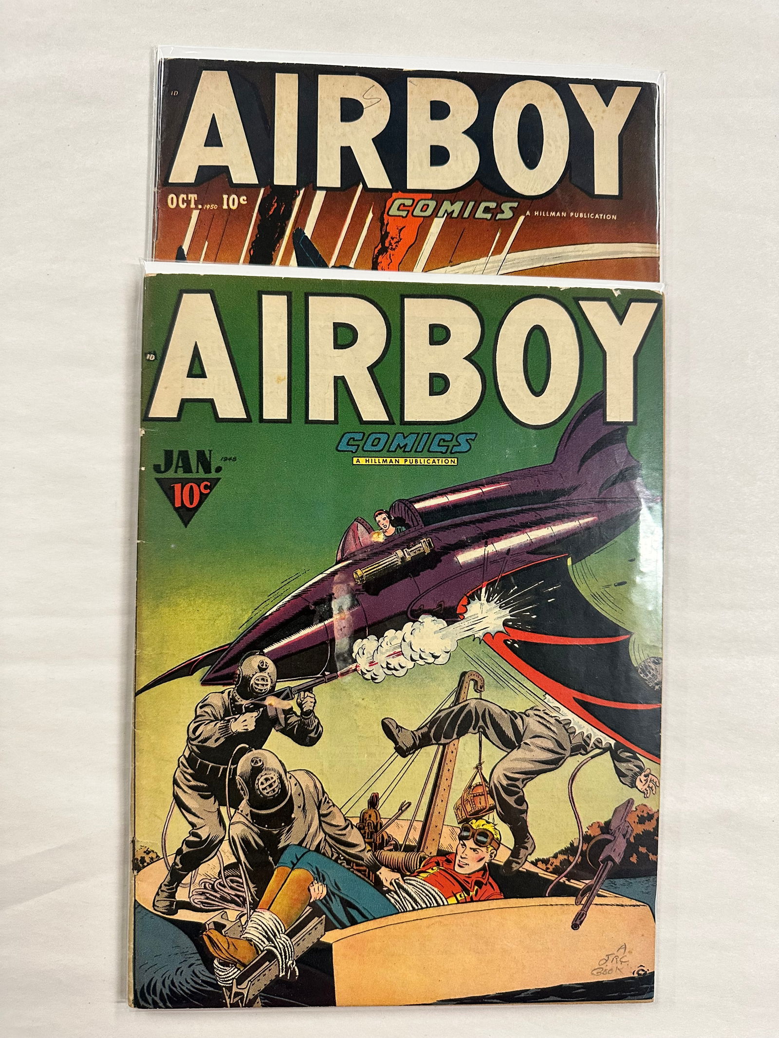 2 Issues of Airboy Comics - Vol. 5 #10 & Vol.7 #9 (1 of 10)