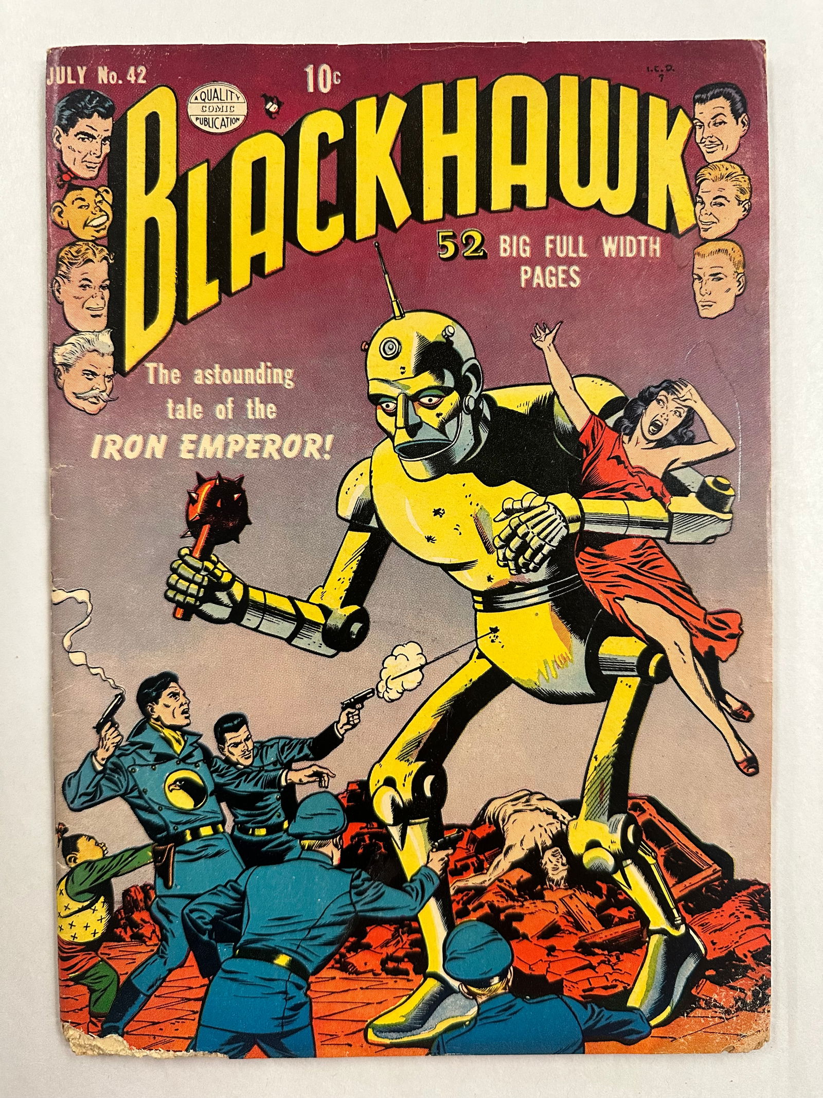 Blackhawk #42 (1951) Great Robot Cover by Reed Crandall (1 of 5)