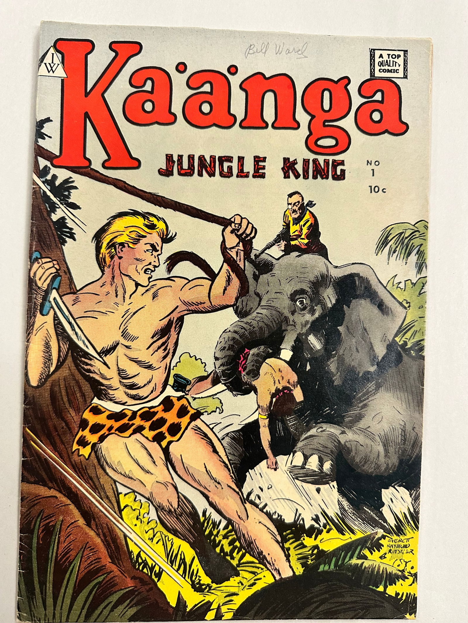 Kaanga Jungle King #1 (1958) I.W. Publishing (1 of 3)