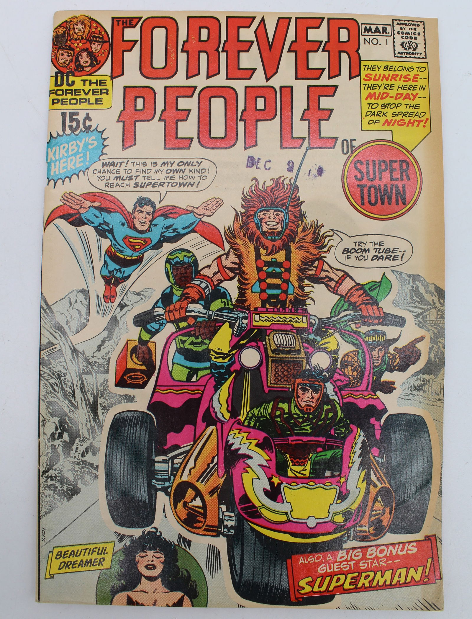 Forever People #1 (1971) 1st FULL Appearance of Darkseid (1 of 2)