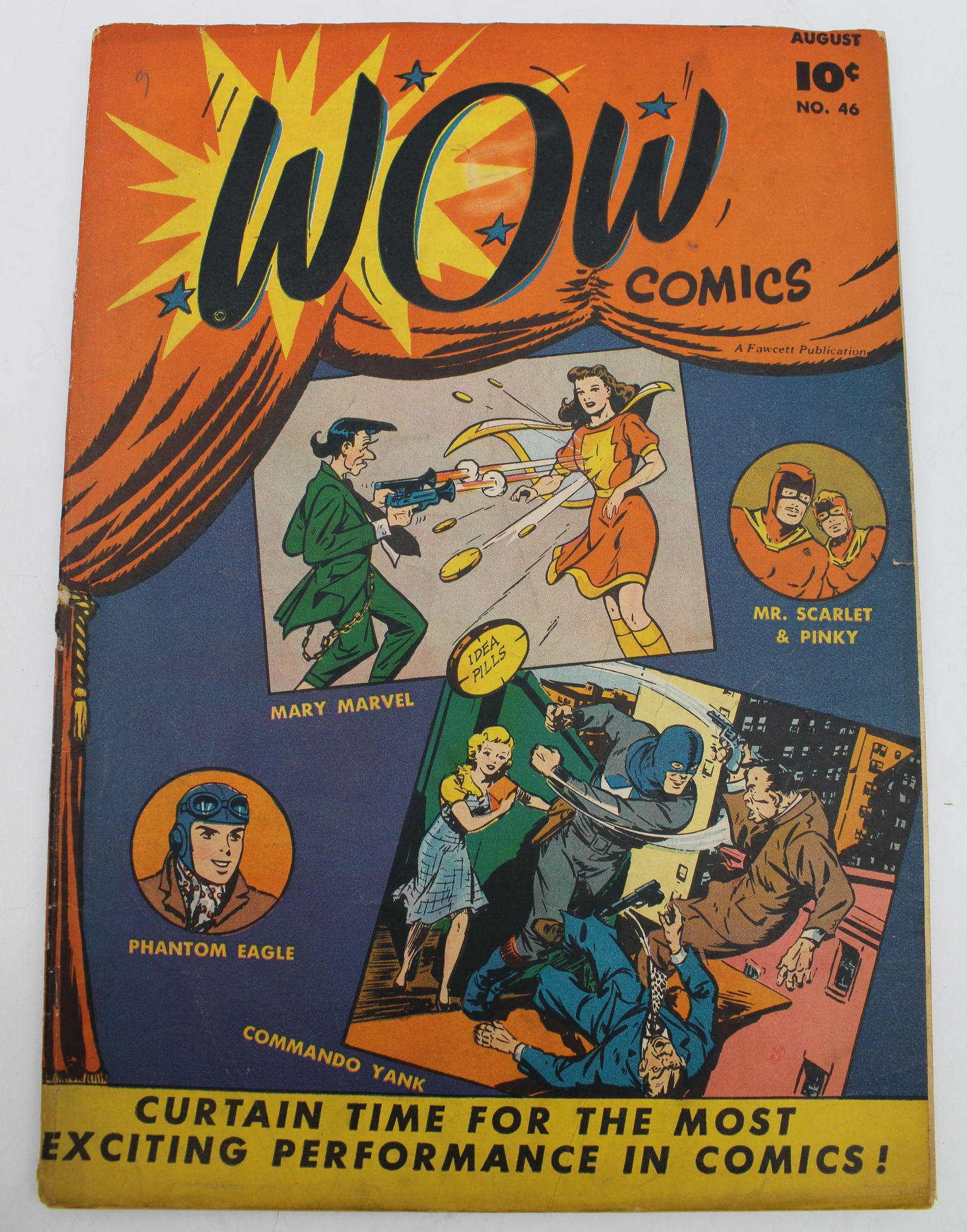 Wow Comics #46 (1946) Fawcett Mary Marvel Phantom Eagle (1 of 2)