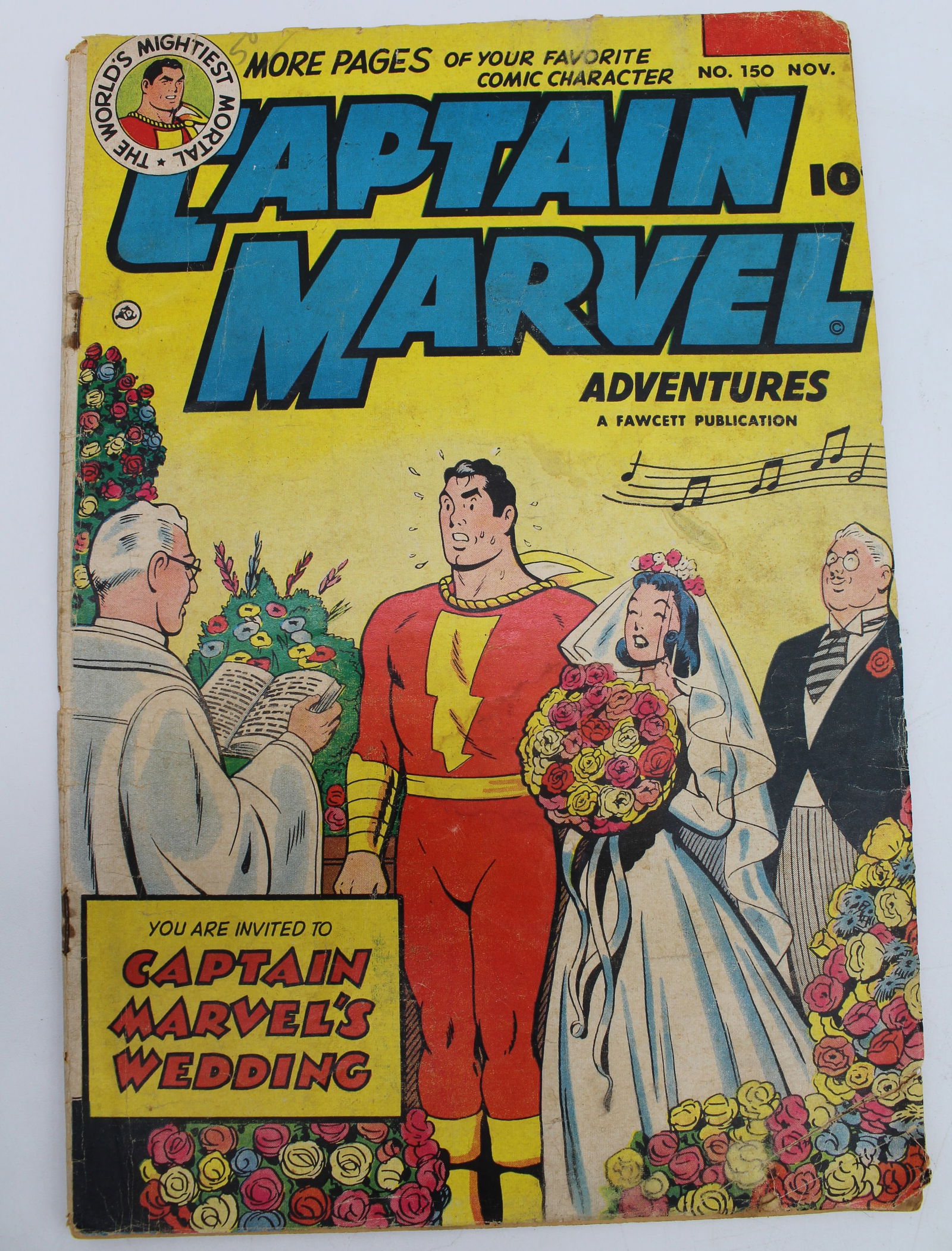 Captain Marvel Adventures #150 (1953) Fawcett Shazam Captain Marvel's Wedding (1 of 3)