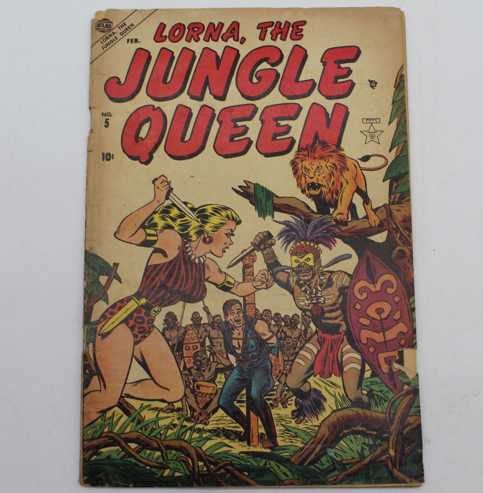 Lorna, The Jungle Queen #5 (1954) Atlas Comics (1 of 5)