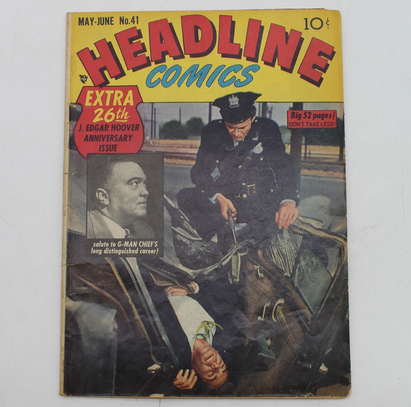 Headline Comics #41 (1950) J. Edgar Hoover 26th Anniversary Issue (1 of 2)