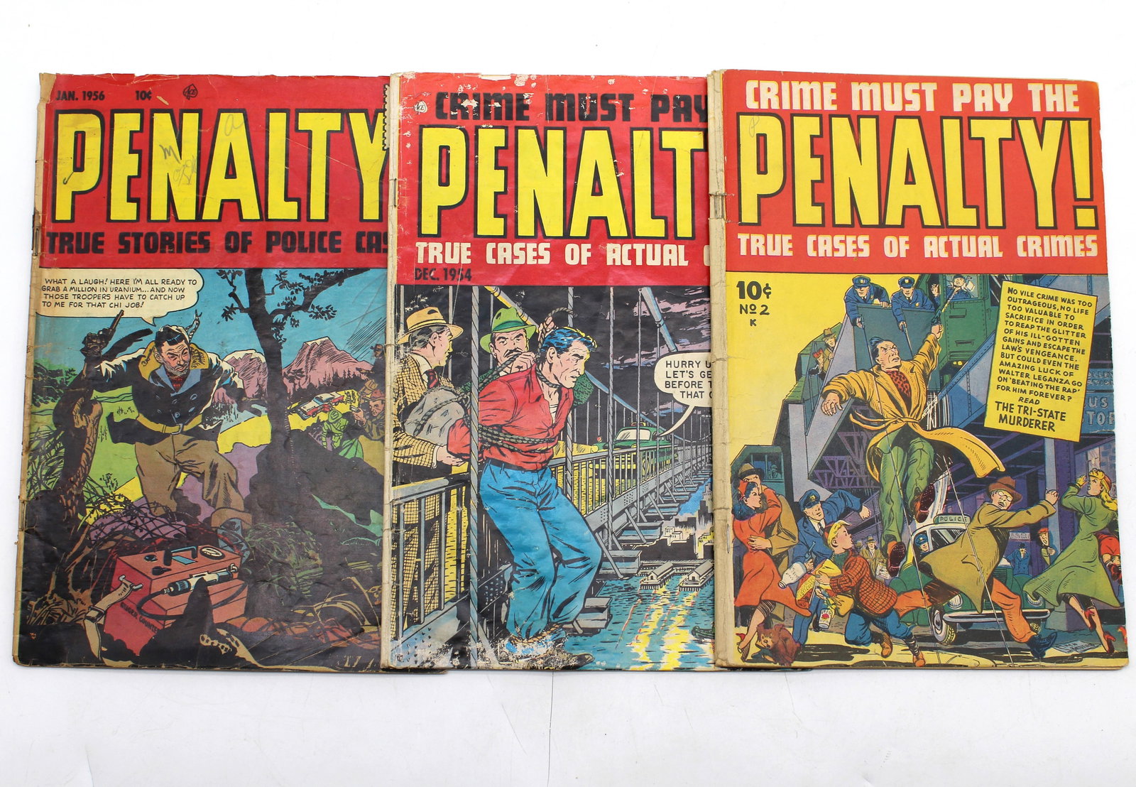 3 Issues of Crime Must Pay the PENALTY! #2 #42 #48: 3 Issues of Crime Must Pay the PENALTY! #2 #42 #48 - books may have Bends, tears, wear etc. - see Photos for condition.