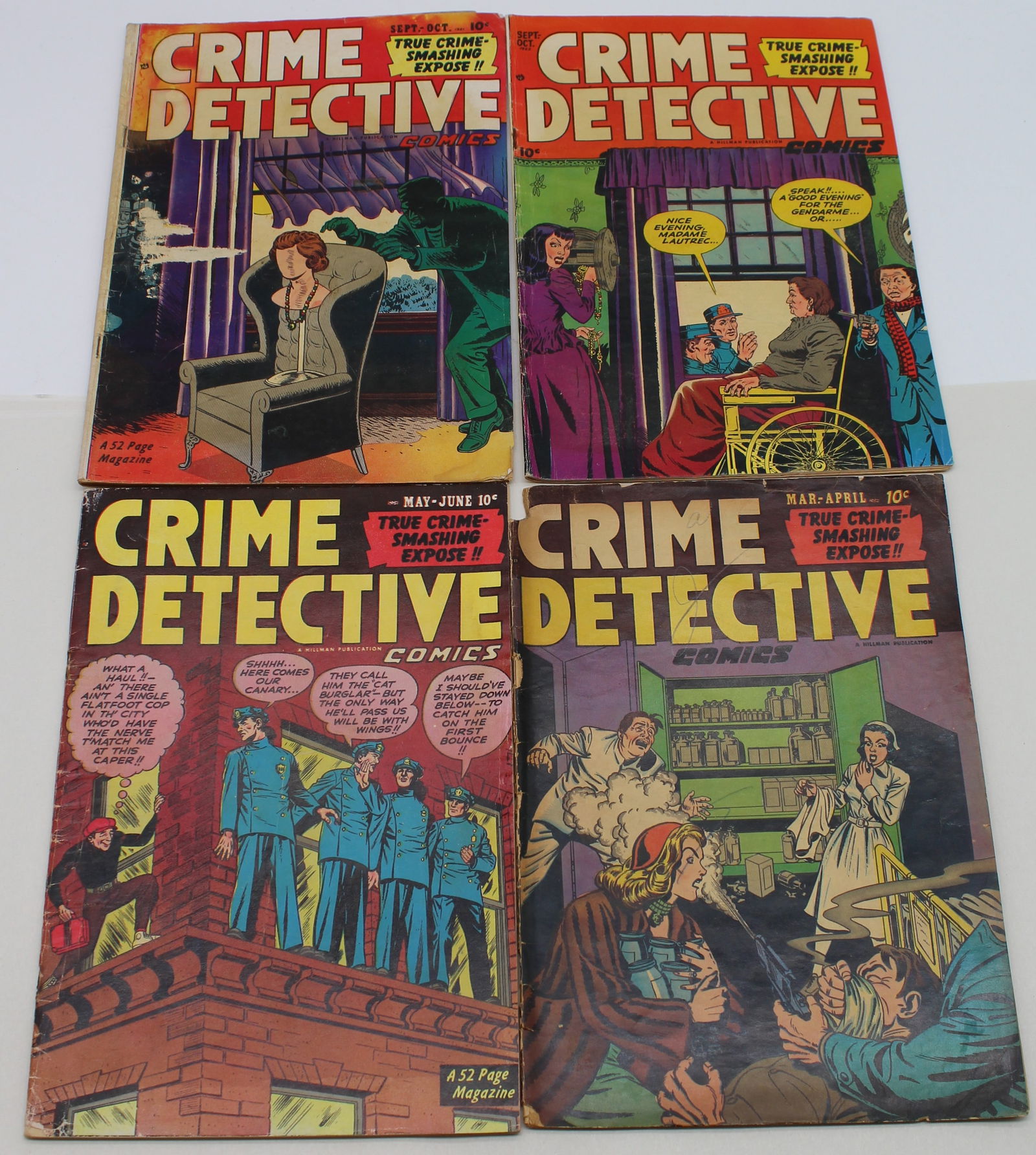 4 Issues of Crime Detective Comics (1 of 3)