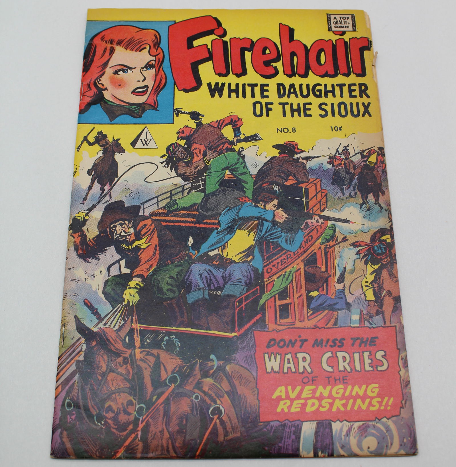 Firehair White Daughter of the Sioux #8 (1958): Firehair White Daughter of the Sioux #8 (1958) - book may have Bends, tears, wear etc. - see Photos for condition.
