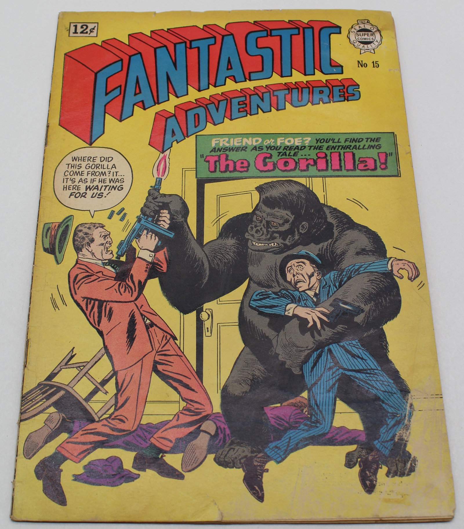 Fantastic Adventures #15 (1964) The Gorilla: Fantastic Adventures #15 (1964) The Gorilla - book may have Bends, tears, wear etc. - see Photos for condition.