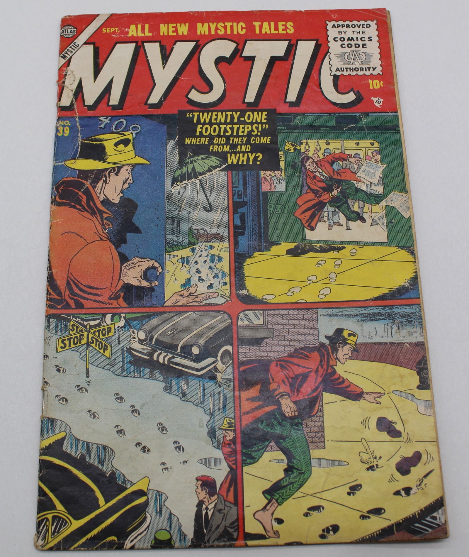 Mystic #39 (1955) Atlas Comics: Mystic #39 (1955) Atlas Comics - book may have Bends, tears, wear etc. - see Photos for condition.
