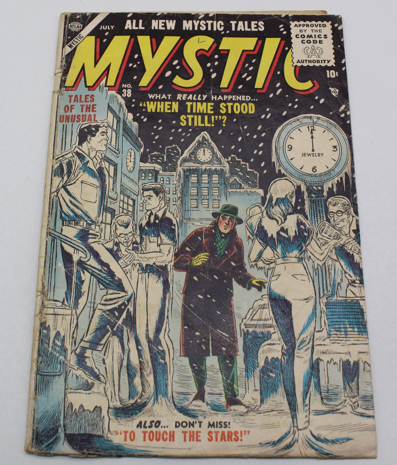 Mystic #38 (1955) Atlas Comics: Mystic #38 (1955) Atlas Comics - book may have Bends, tears, wear etc. - see Photos for condition.