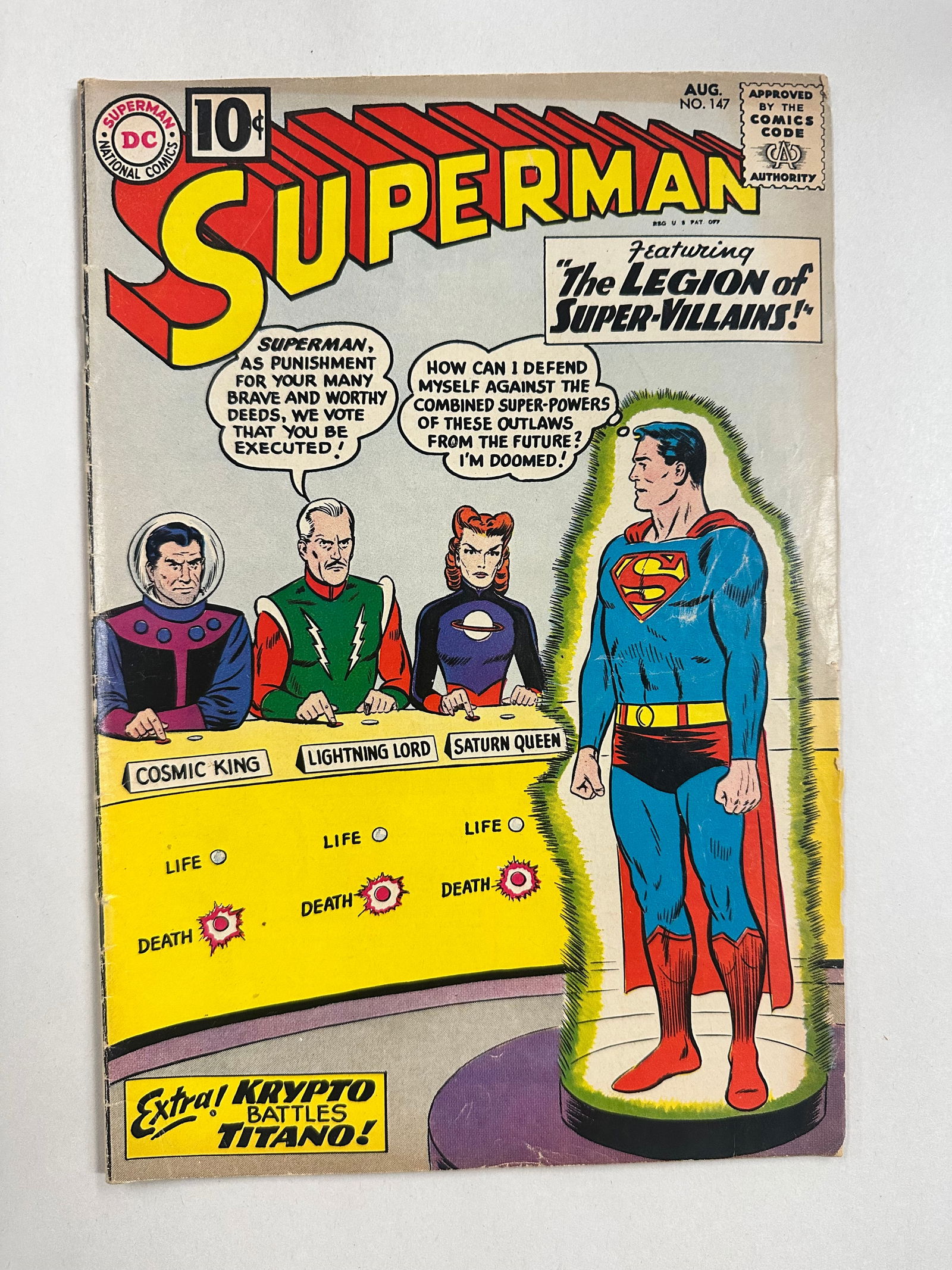 Superman #147 (1961) 1st Legion of Super-villains (1 of 5)
