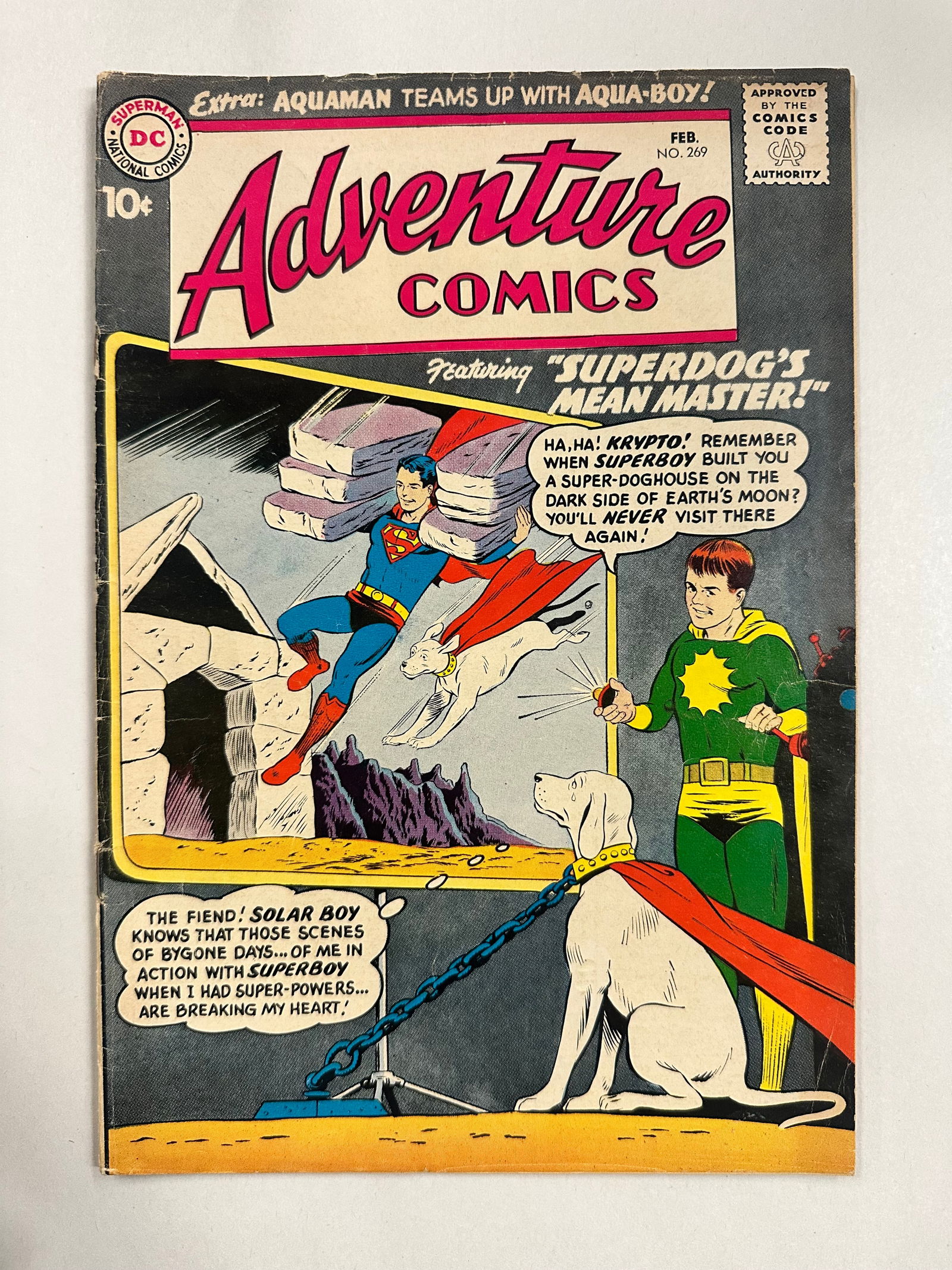 Adventure Comics #269 (1960) 1st Appearance of Aqualad (1 of 5)