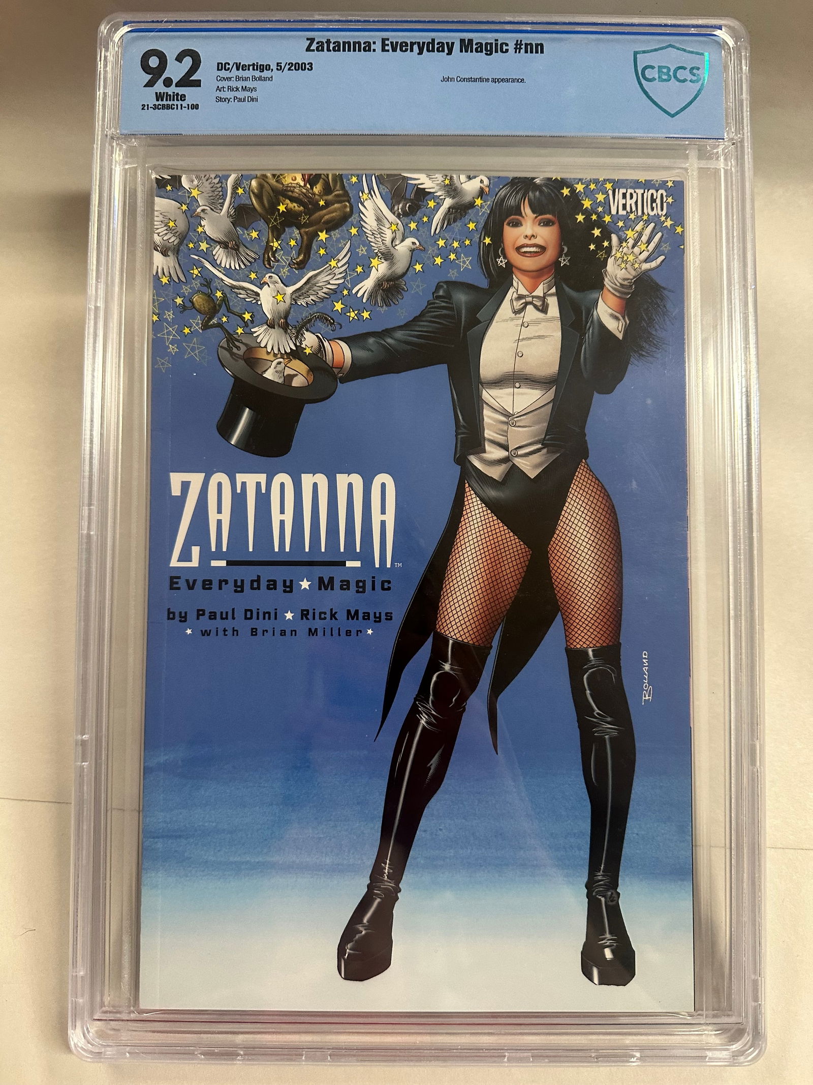 Zatanna: Everyday Magic #nn (2003) Graded CBCS 9.2: Zatanna: Everyday Magic #nn (2003) Graded CBCS 9.2 -CGC Graded Case in Good Shape