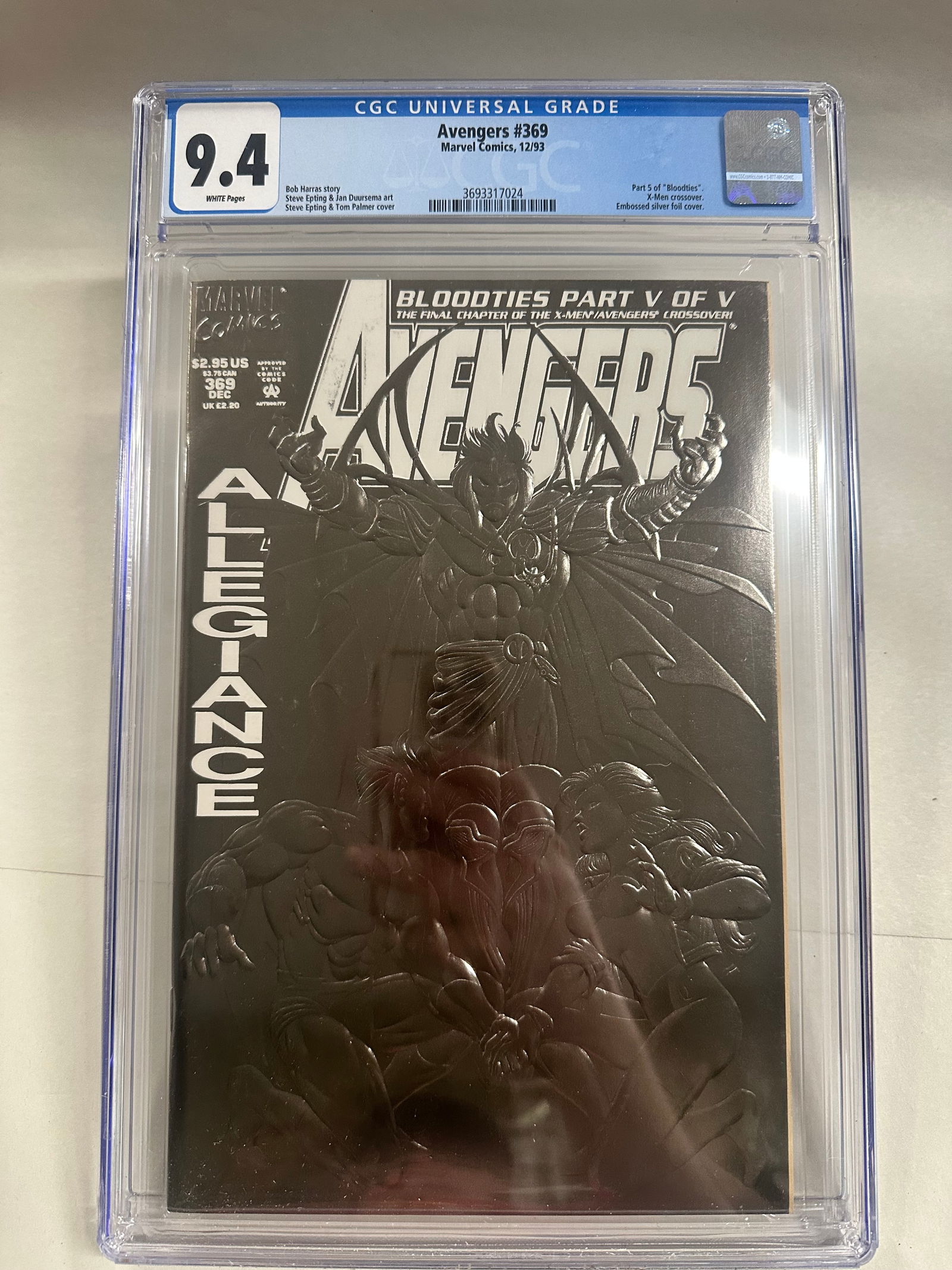Avengers #369 (1993) Graded CGC 9.4 (1 of 2)
