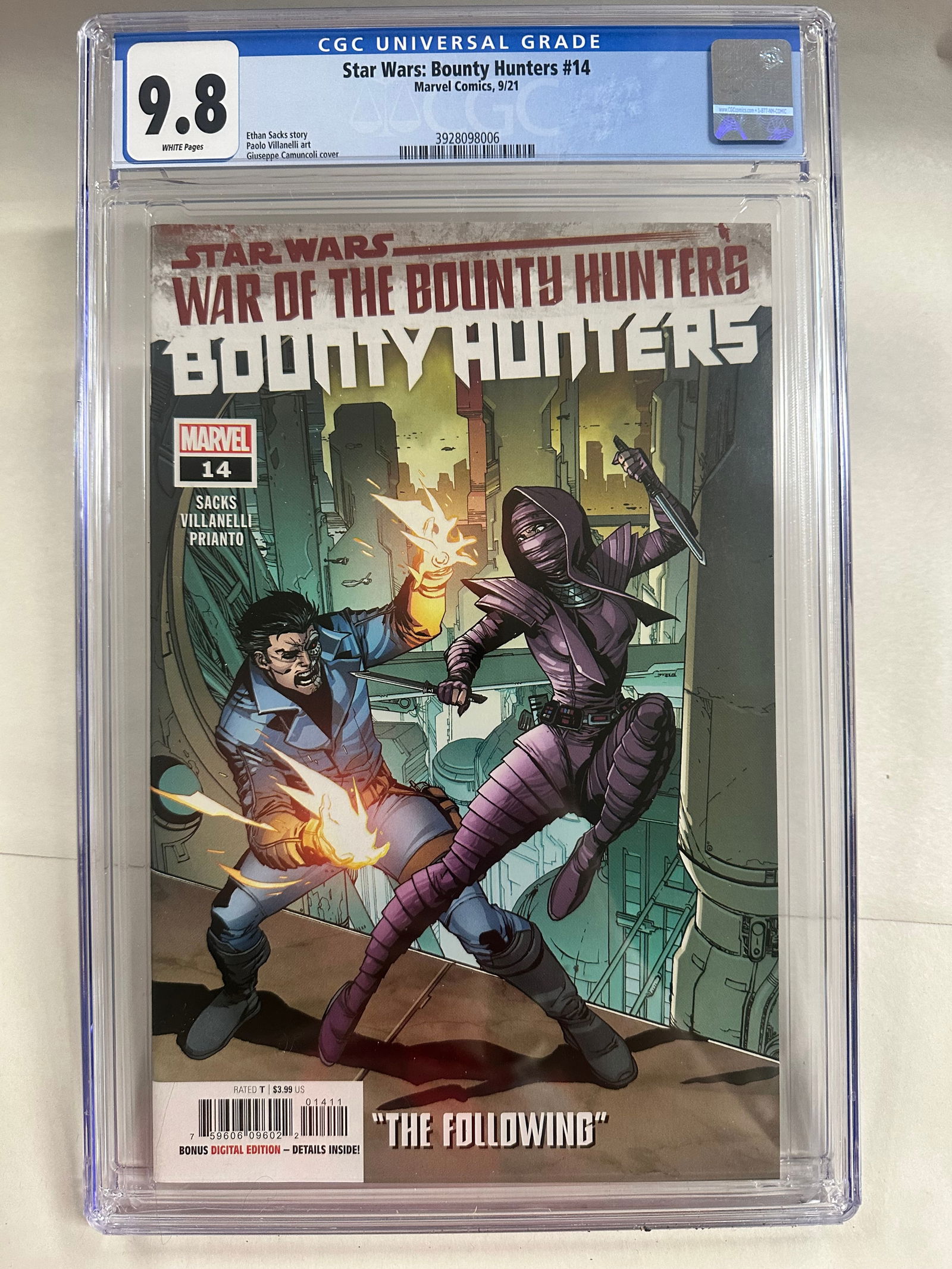 Star Wars: Bounty Hunters #14 (2021) Graded CGC 9.8 (1 of 2)