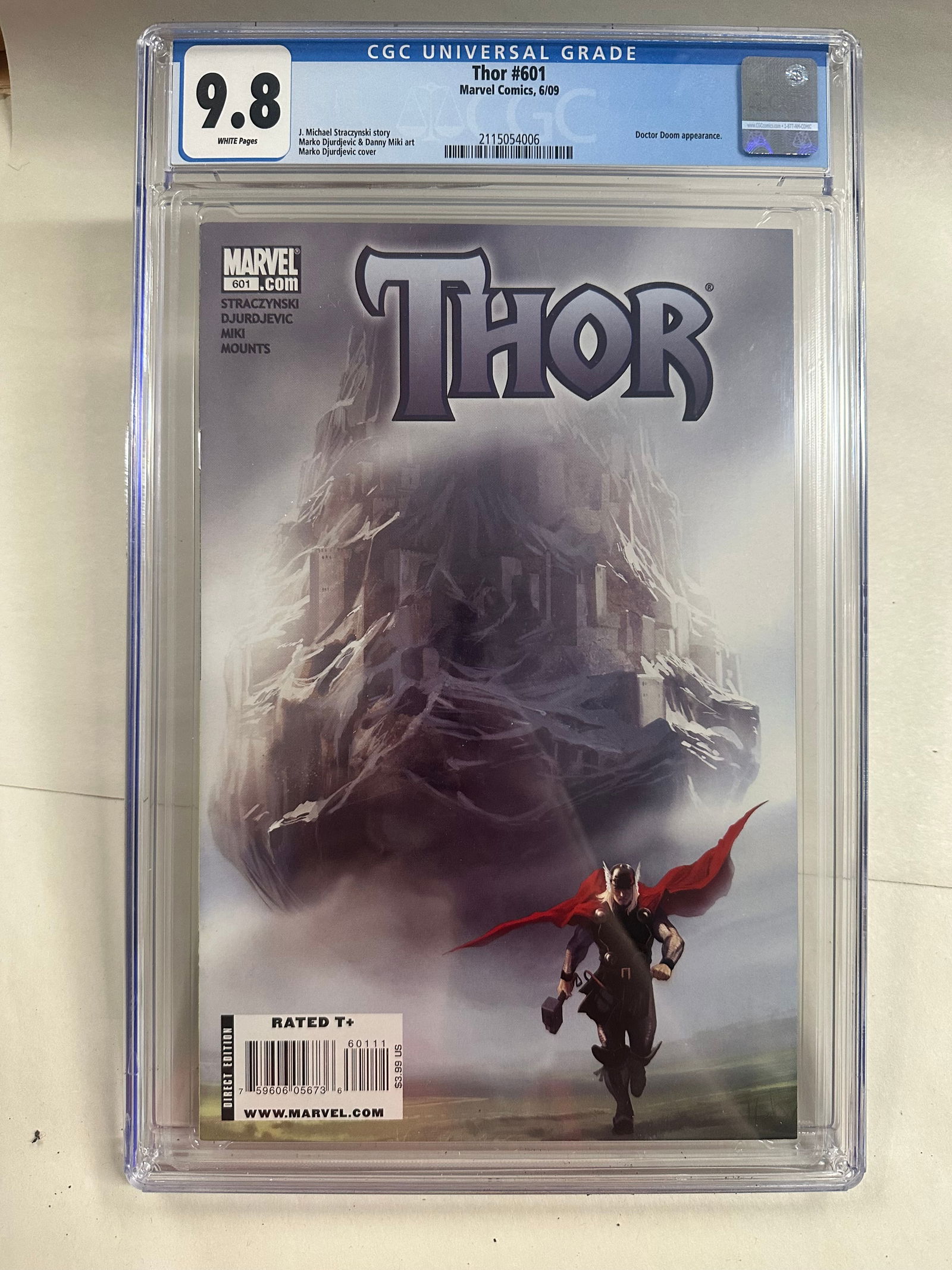 Thor #601 (2009) Graded CGC 9.8 - Doctor Doom (1 of 2)