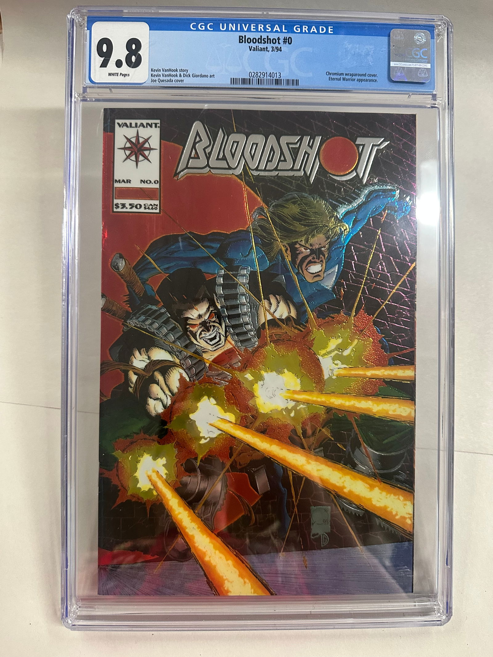 Bloodshot 30 (1994) Graded CGC 9.8 - Chromium Cover (1 of 3)