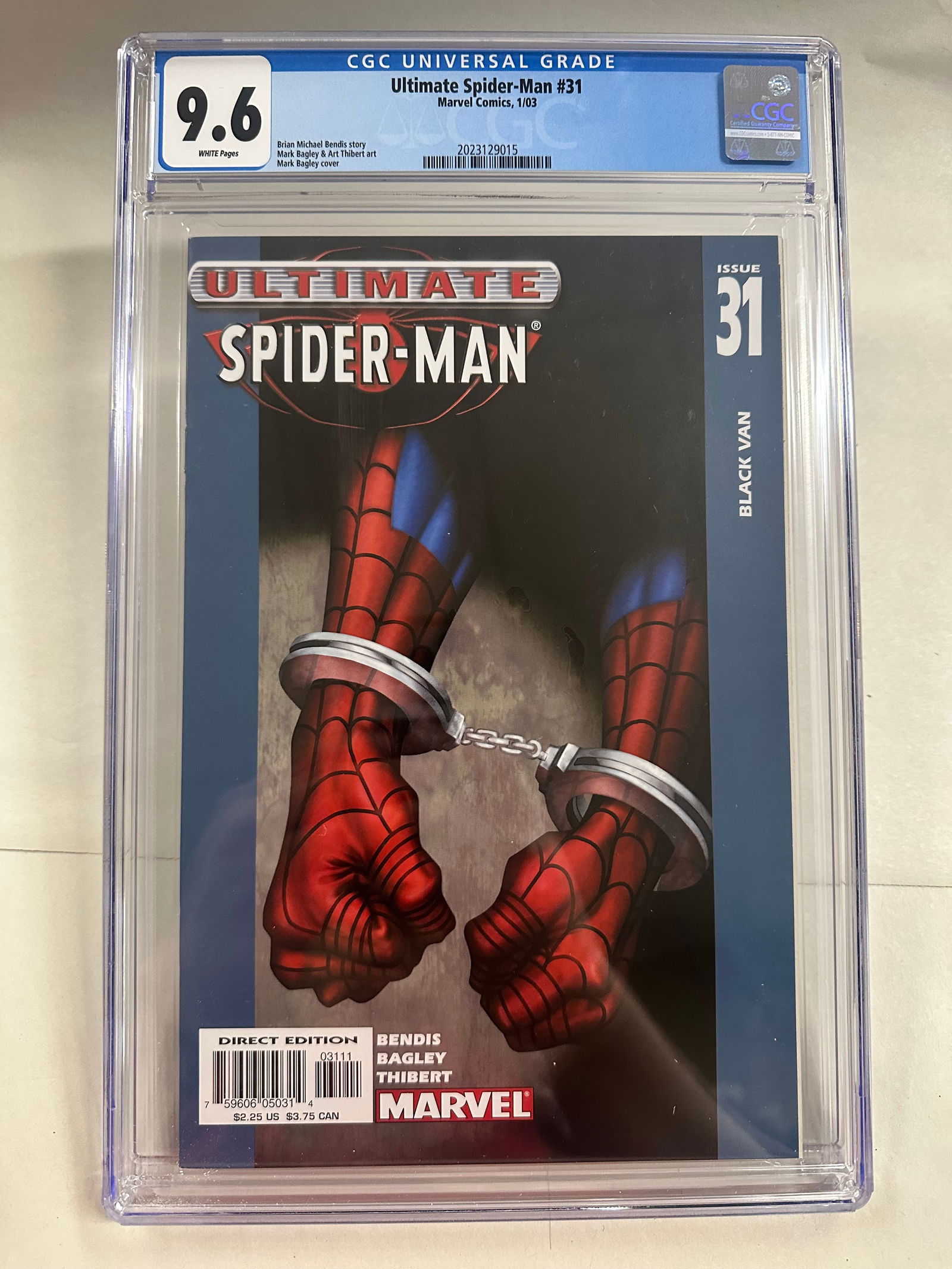 Ultimate Spiderman #31 (2003) Graded CGC 9.6: Ultimate Spiderman #31 (2003) Graded CGC 9.6 -CGC Graded Case in Good Shape