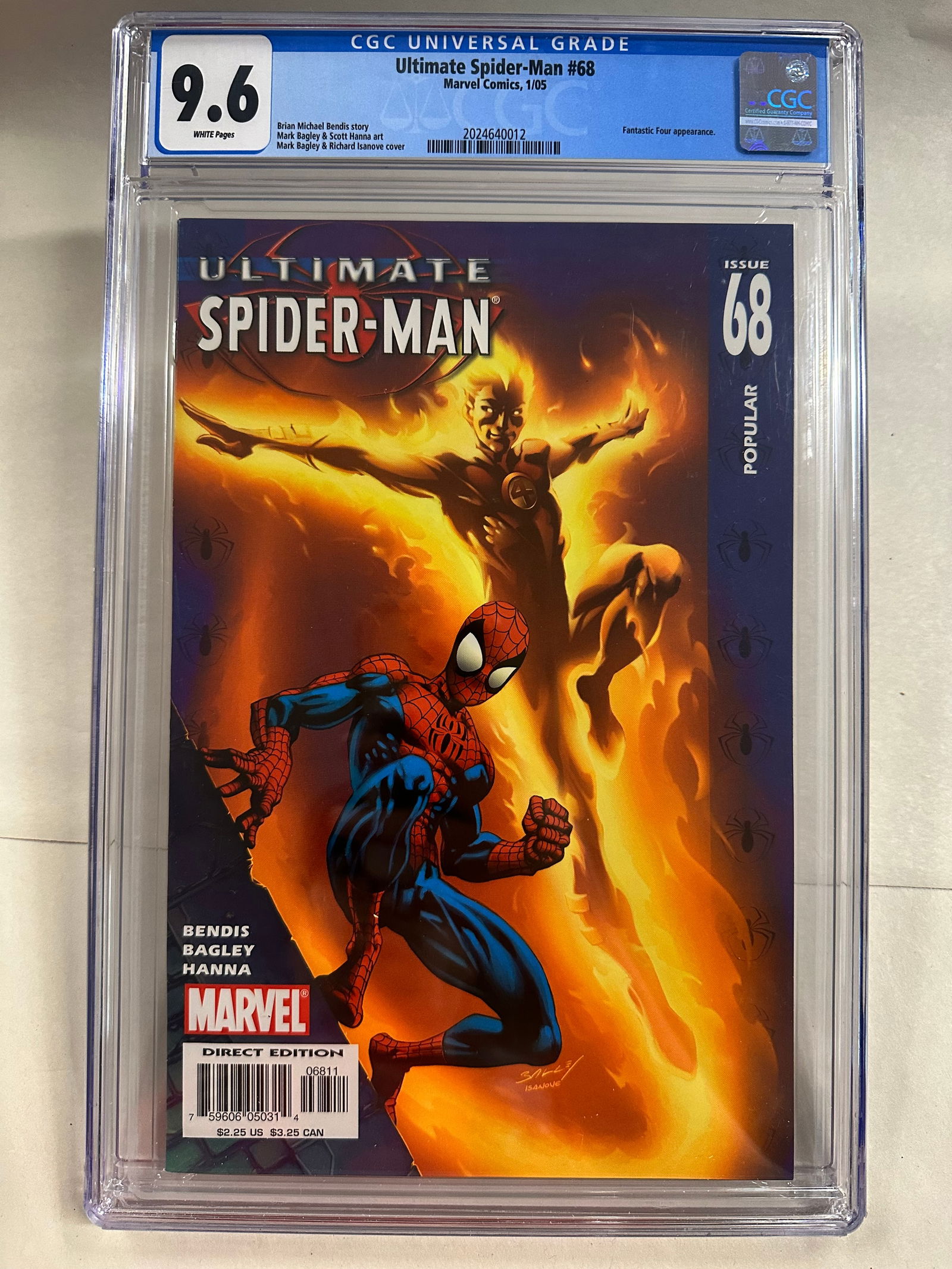 Ultimate Spiderman #68 (2005) Graded CGC 9.6 (1 of 2)