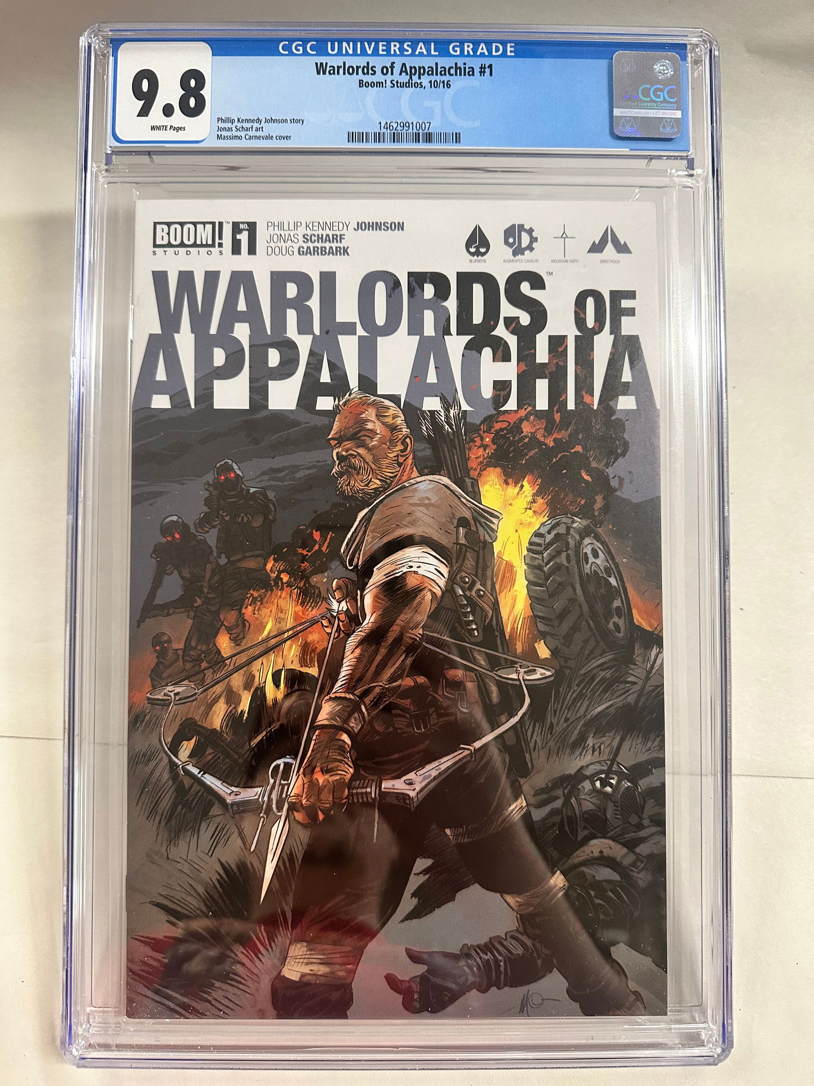 Warlords of Appalachia #1 (2016) Graded CGC 9.8: Warlords of Appalachia #1 (2016) Graded CGC 9.8 -CGC Graded Case in Good Shape