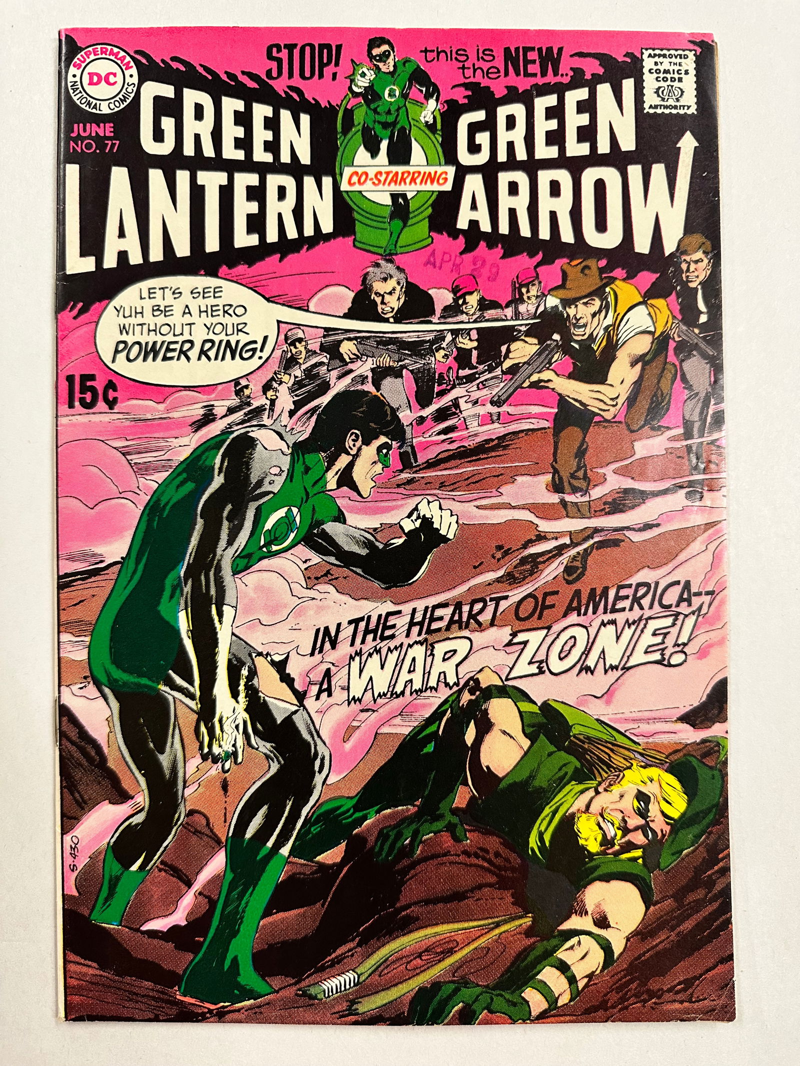 Green Lantern #77 (1970) 2nd issue of the Green Arrow Team Up  Retitle (1 of 5)