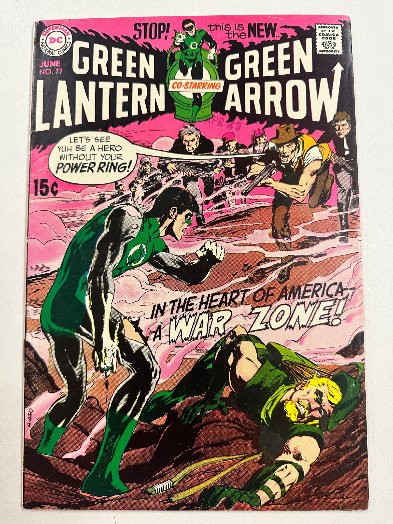 Green Lantern #77 (1970) 2nd issue of the Green Arrow Team Up  Retitle (1 of 5)