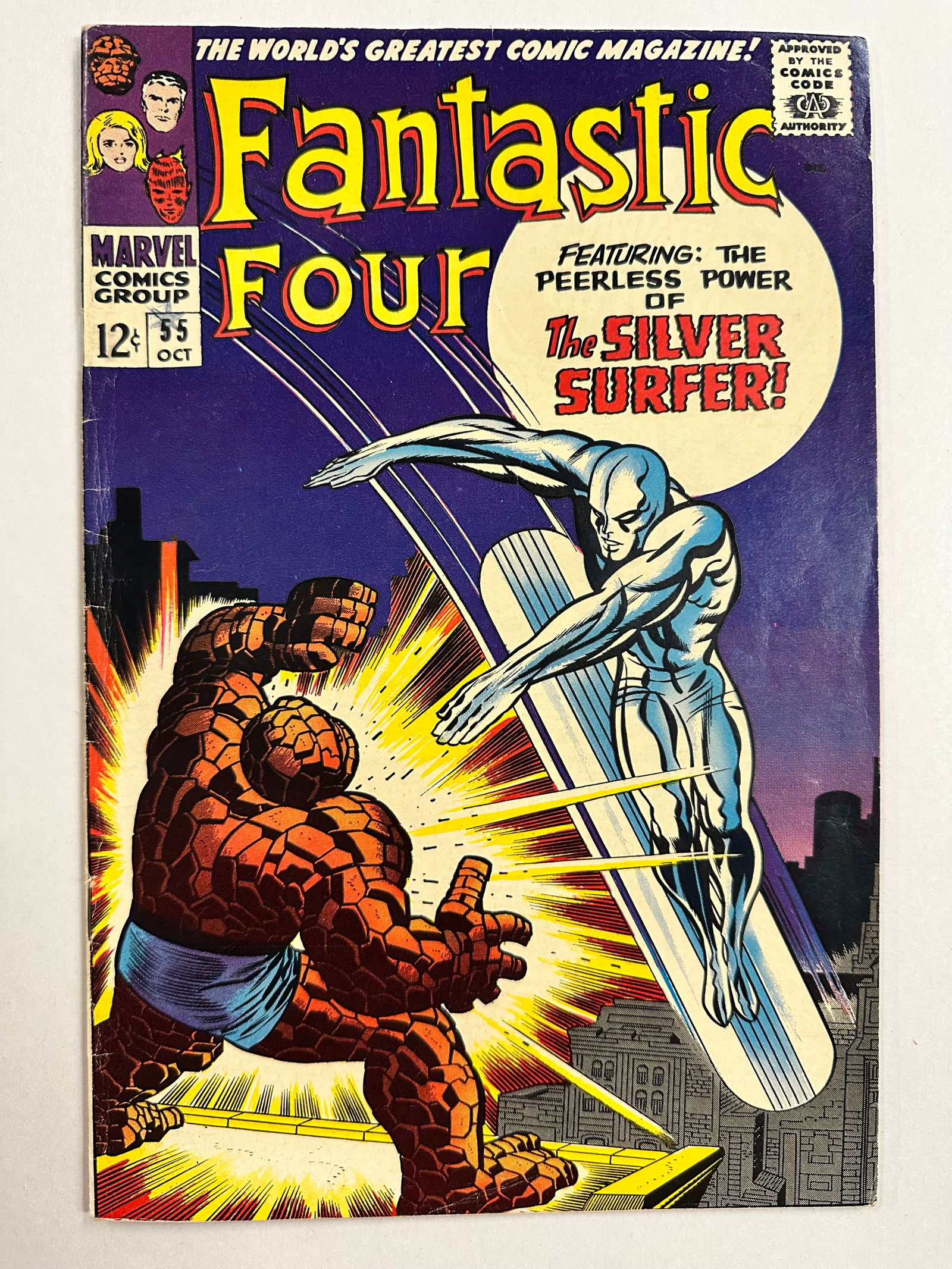 Fantastic Four #55 - Classic Early Silver Surfer Cover (1 of 6)