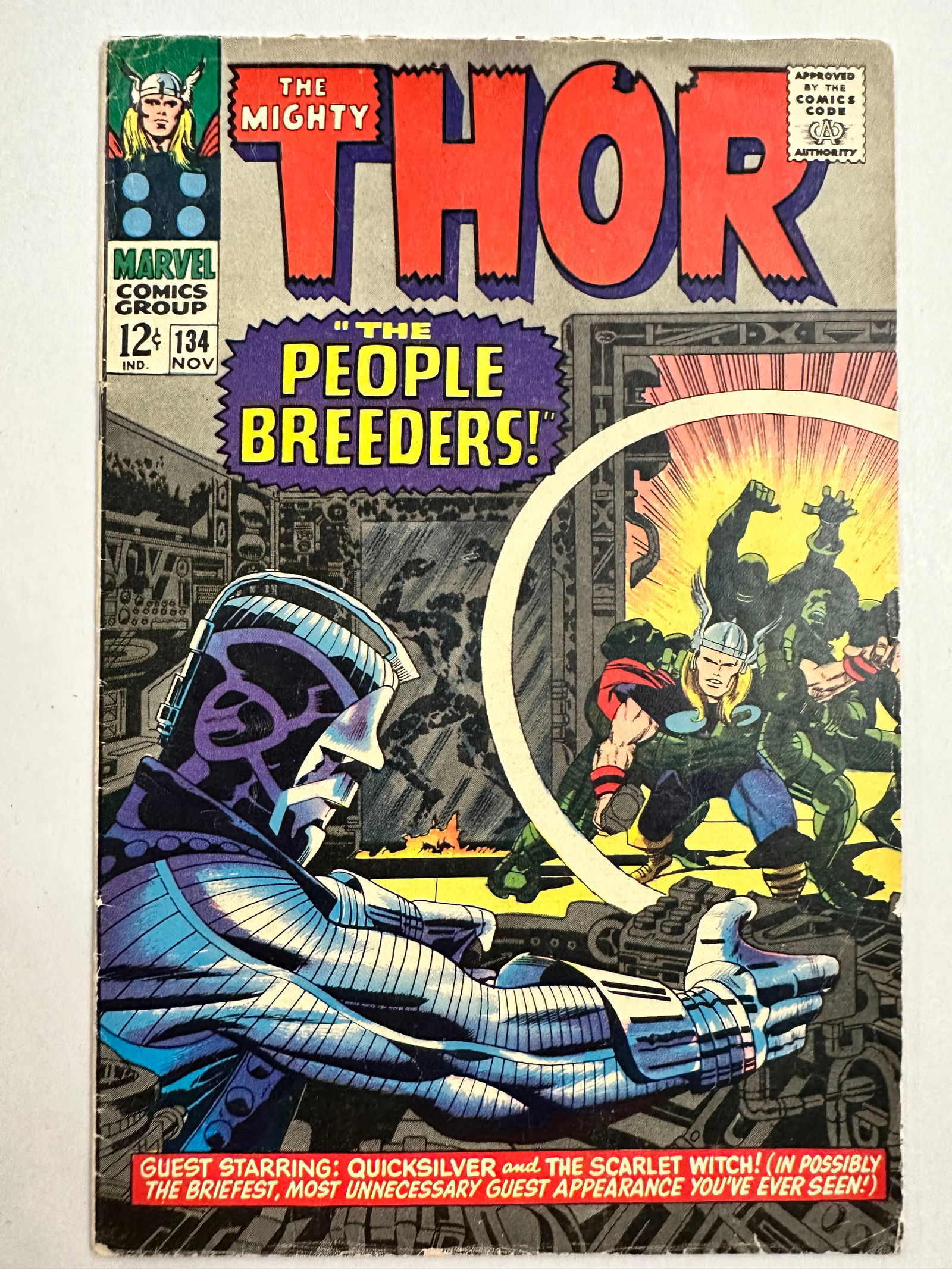 Thor #134 (1966) 1st High Evolutionary 1st Man-Beast 1st Fafnir (1 of 7)