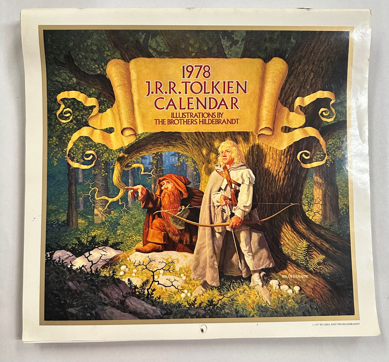 5 Early J.R.R. Tolkien Lord of the Rings Hobbit Calanders 1974 1975 1976 1977 1978 Hildebrandt (1 of 17)