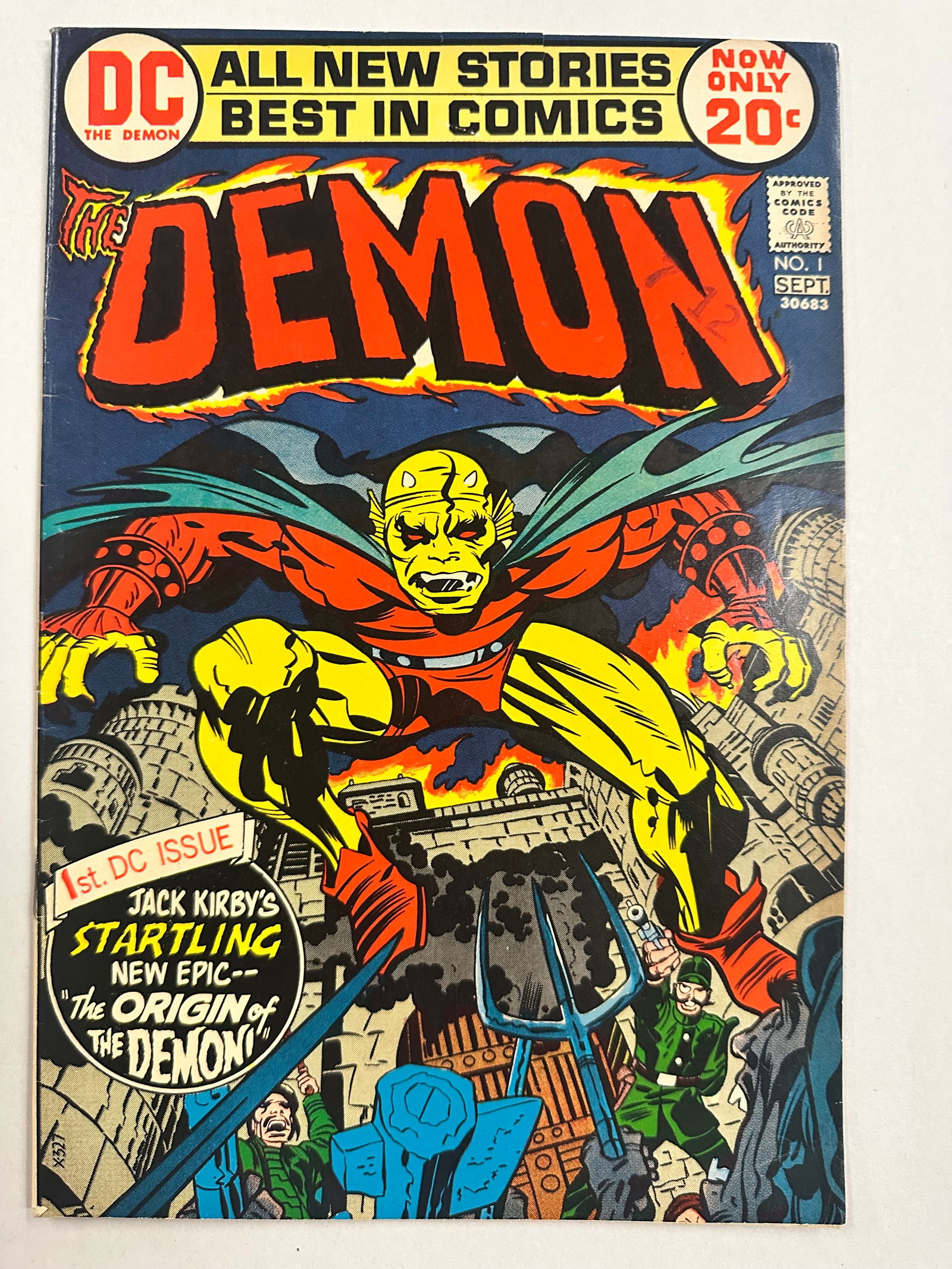The Demon #1 (1972) 1st Etrigan (the Demon) 1st Morgaine Le Fay 1st Randu Singh (1 of 6)