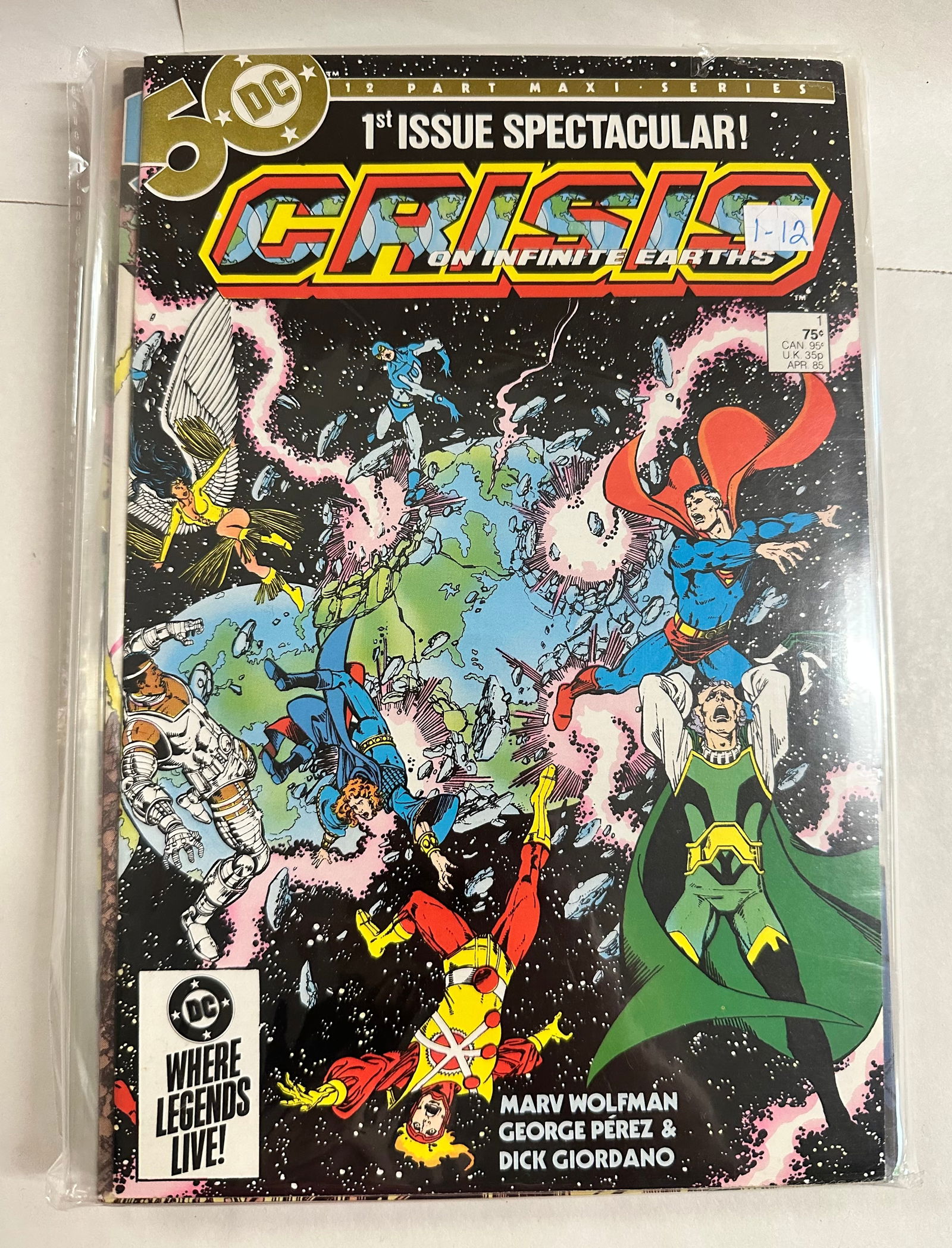Crisis on Infinite Earths #1-12 (1985) Complete Series (1 of 2)