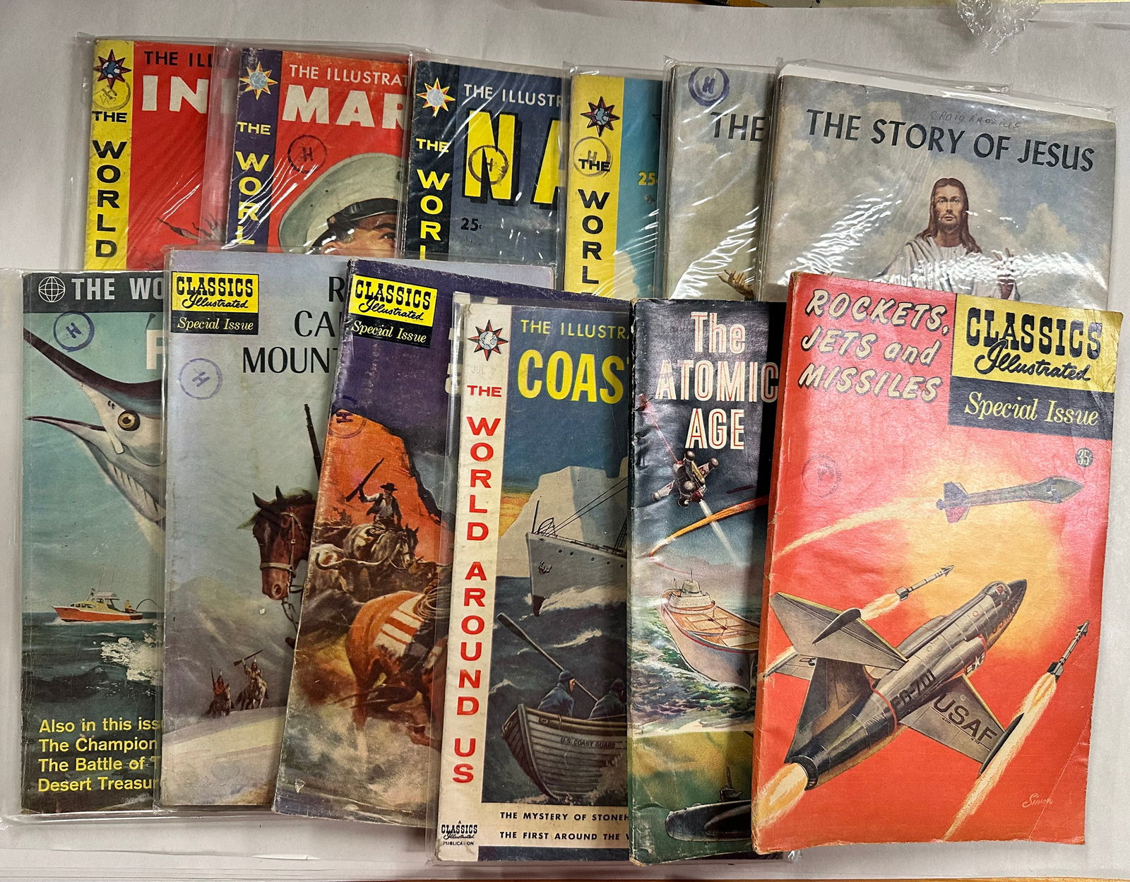 Lot of 12 Poor Condition Classics Illustrated special Editions (1 of 1)