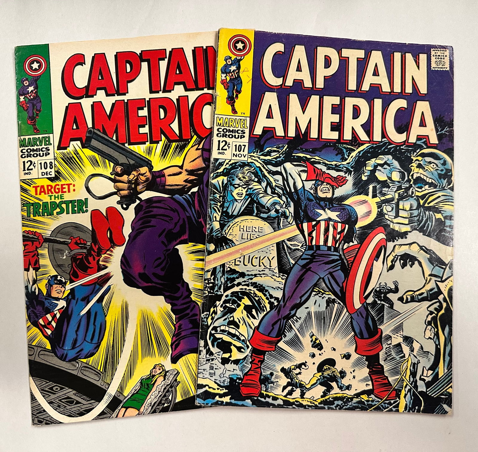 Captain America (1968) #107 & #108 - 1st Dr. Faustus (1 of 10)