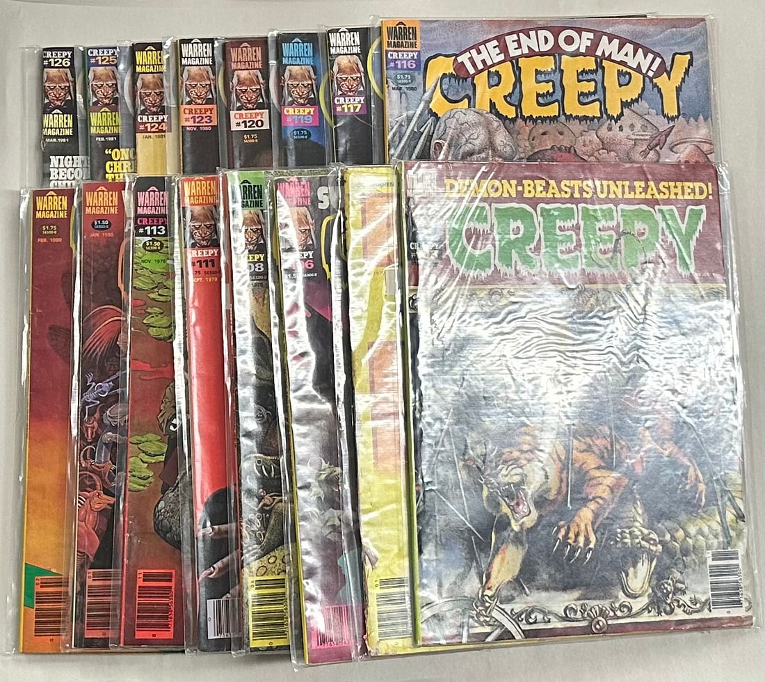 16 Issues of Creepy Magazine 103 104 106 108 111 113-117 119 120 123-126 (1 of 1)