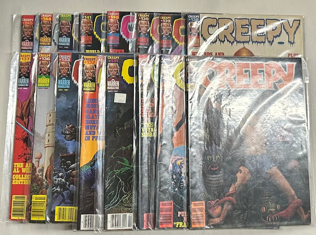 16 Issues of Creepy Magazine 127-129 131-133 136-142 144-145 (139 x2) (1 of 1)