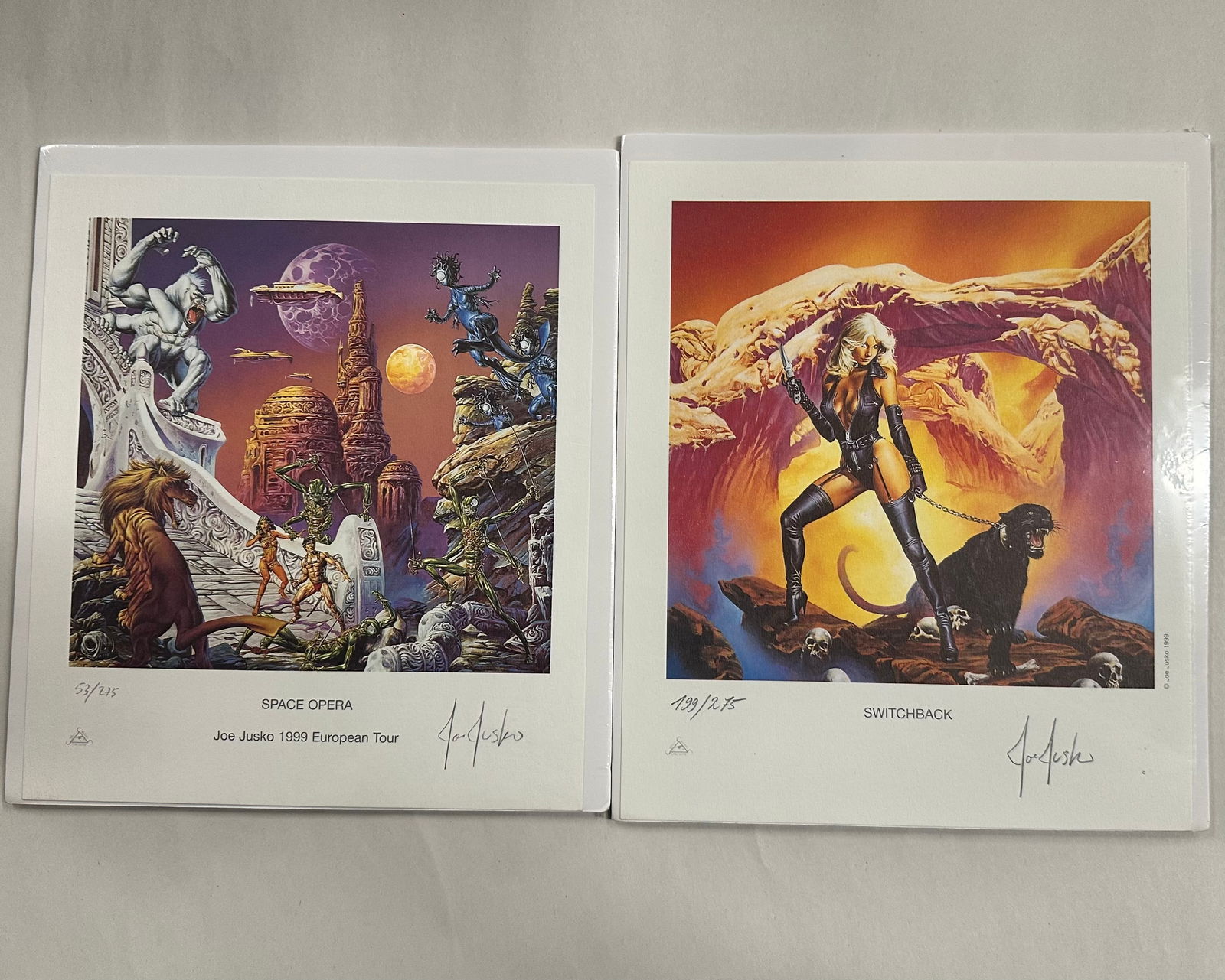 2 Joe Jusko Signed Autographed Limited Edition Lithographs - Fantasy Art (1 of 7)