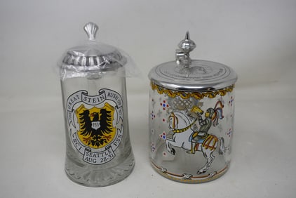 2 SCI Stein Collectors International Convention Beer Mugs Steins 1997 & 2001