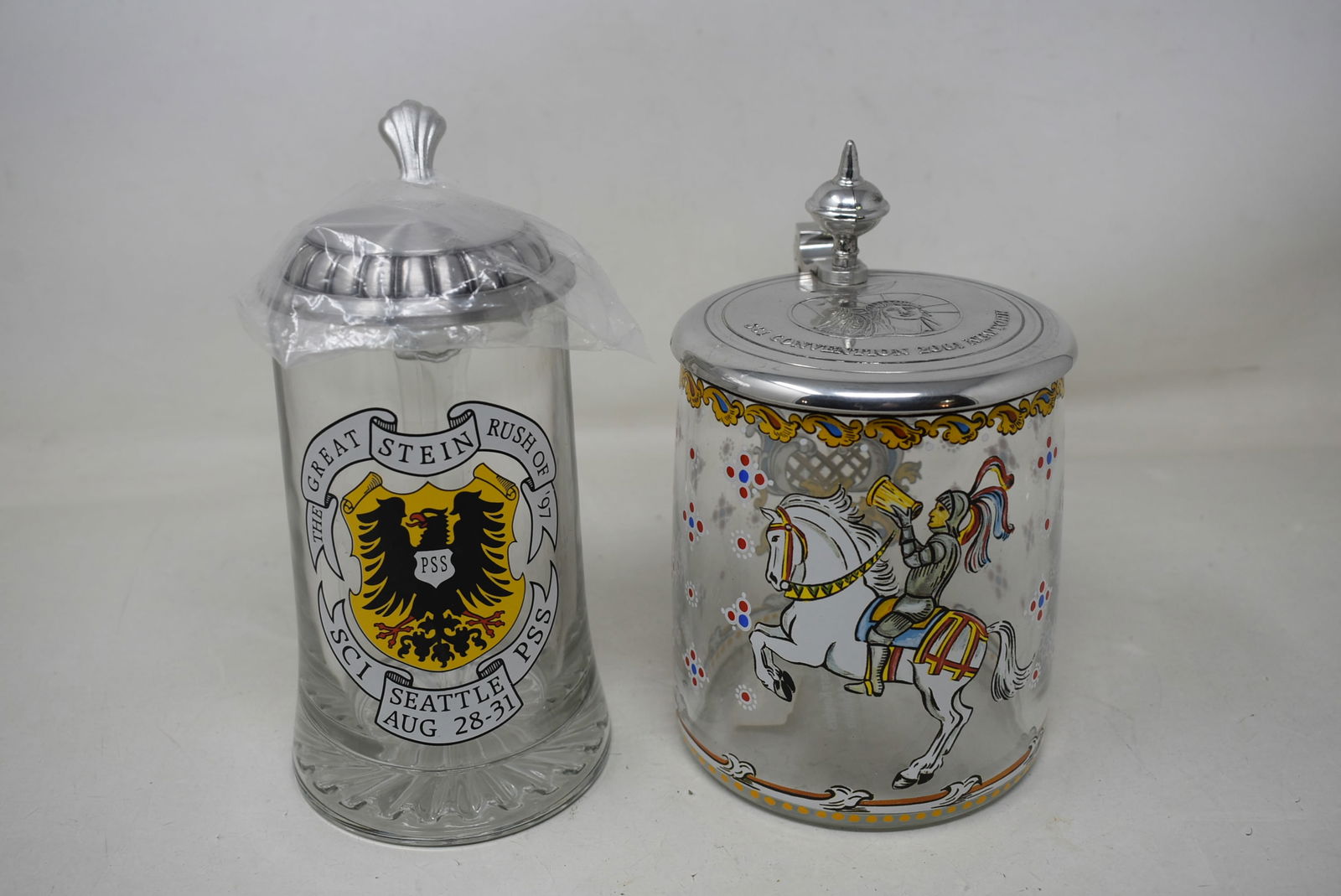 2 SCI Stein Collectors International Convention Beer Mugs Steins 1997 & 2001 (1 of 8)