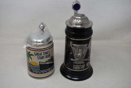 2 SCI Stein Collectors International Convention Beer Mugs Steins 2005 & 06 Numbered