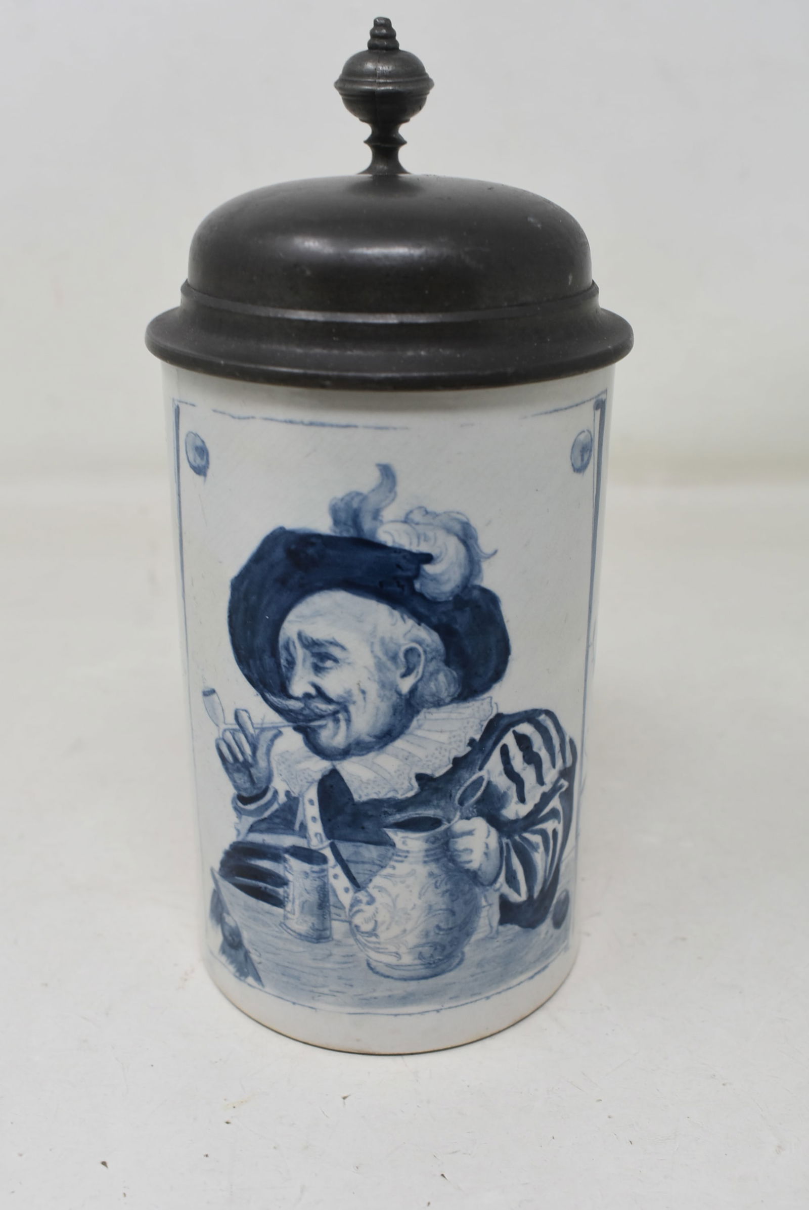 3/10 Liter Mettlach Beer Stein 5191 Cavalier (1 of 8)
