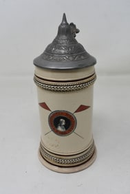1/4 Liter pottery Stein University of Wesleyan / Wesliana 1831
